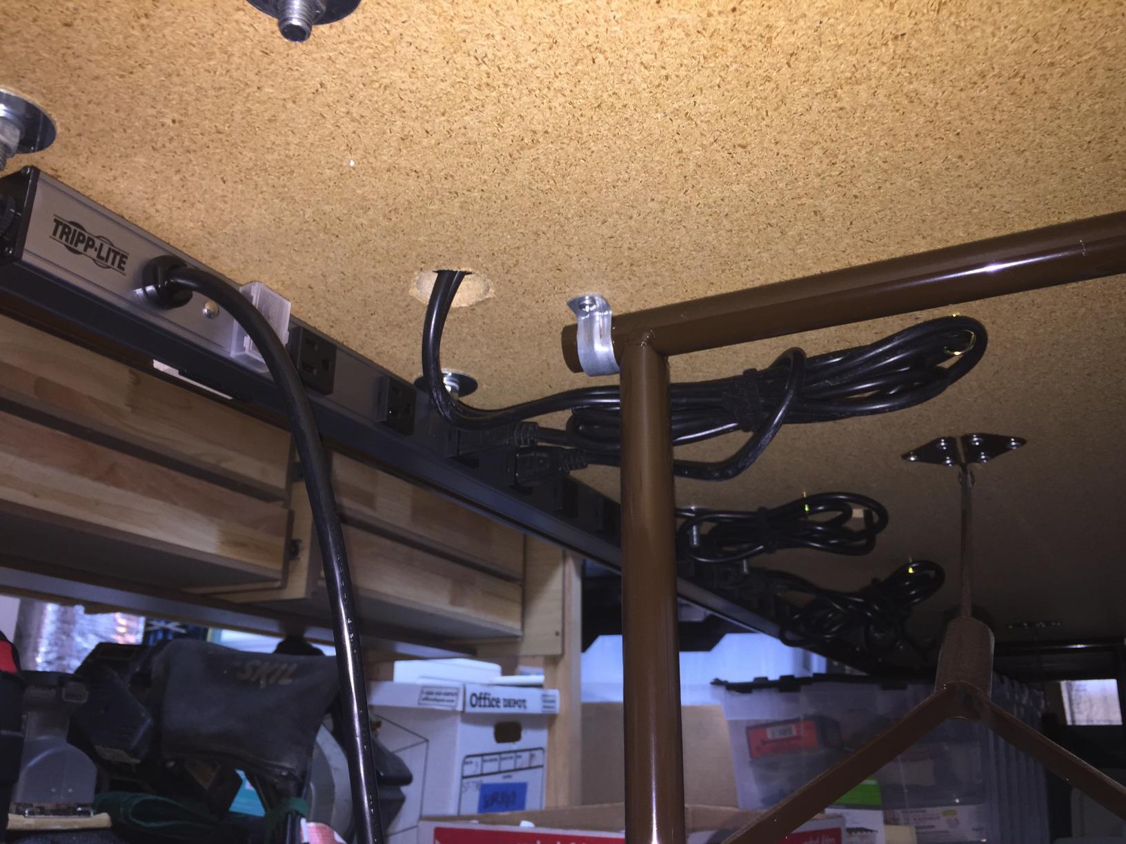 Tripp Lite 16-Outlet Bench & Cabinet Power Strip, 48in Length, 15A 120V, 15ft / 4.57M Cord with 5-15P Plug, Black, (PS4816) customer photo 1
