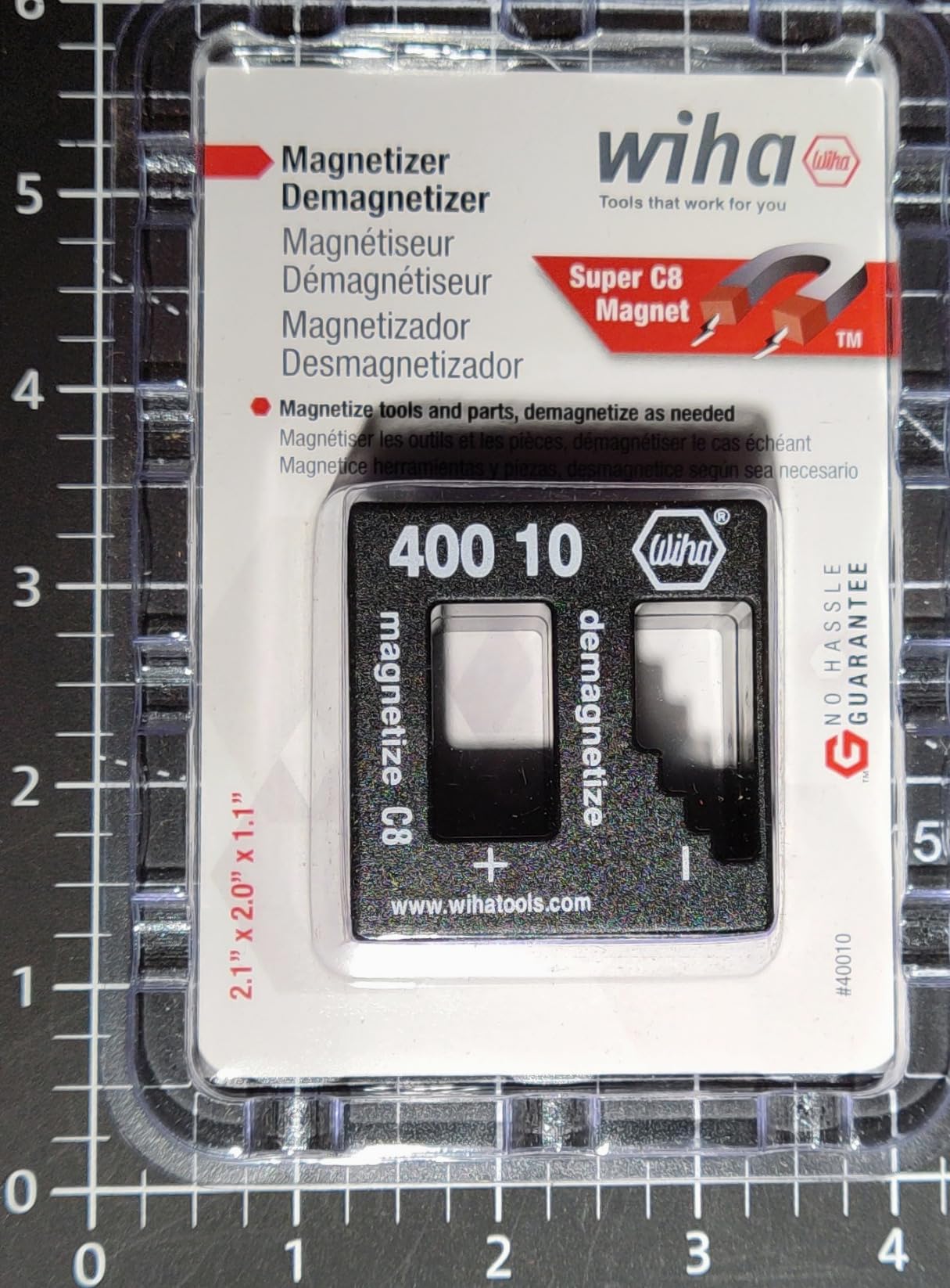 Wiha 40010 | Magnetizer Demagnetizer , Black customer photo 2