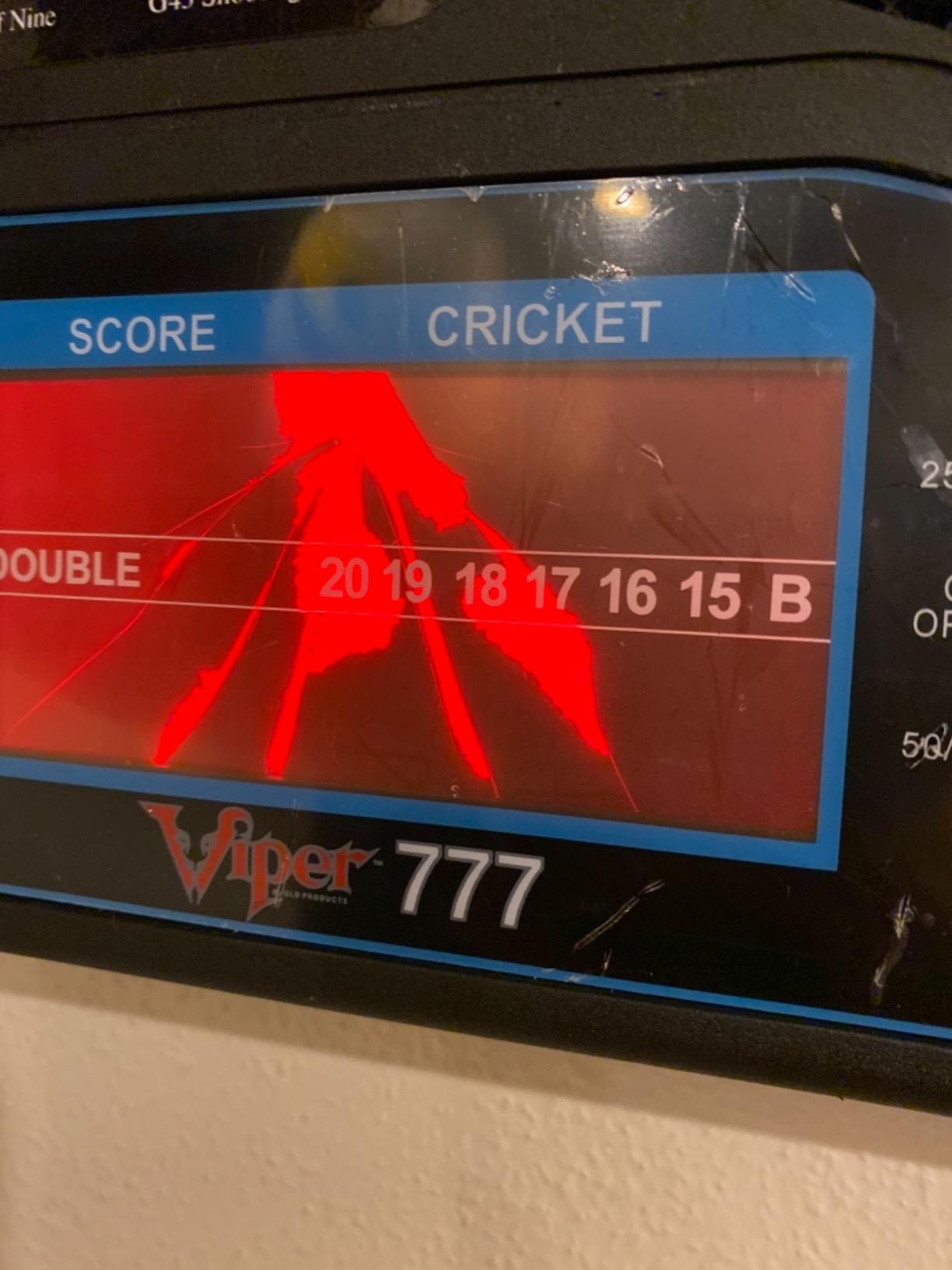 Viper 777 Electronic Dartboard, 15.5