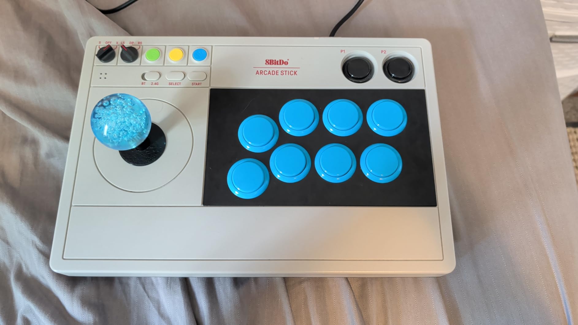 Sanwa 8 pcs OBSF-30 Original Push Button 30mm - for Arcade Jamma Video Game & Arcade Joystick Games Console (White) Sanwa customer photo 1