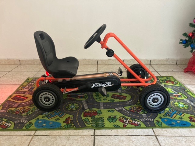 hauck Kids Pedal Go Kart, 4 Wheel Bike Cart, Ages 4-8, Lightning Ride, Race Green | Outdoor Ride-On Bicycle Cart with Rubber Tires for Boys and Girls with Adjustable Bucket Seat and Advanced Handbrakes customer photo 1
