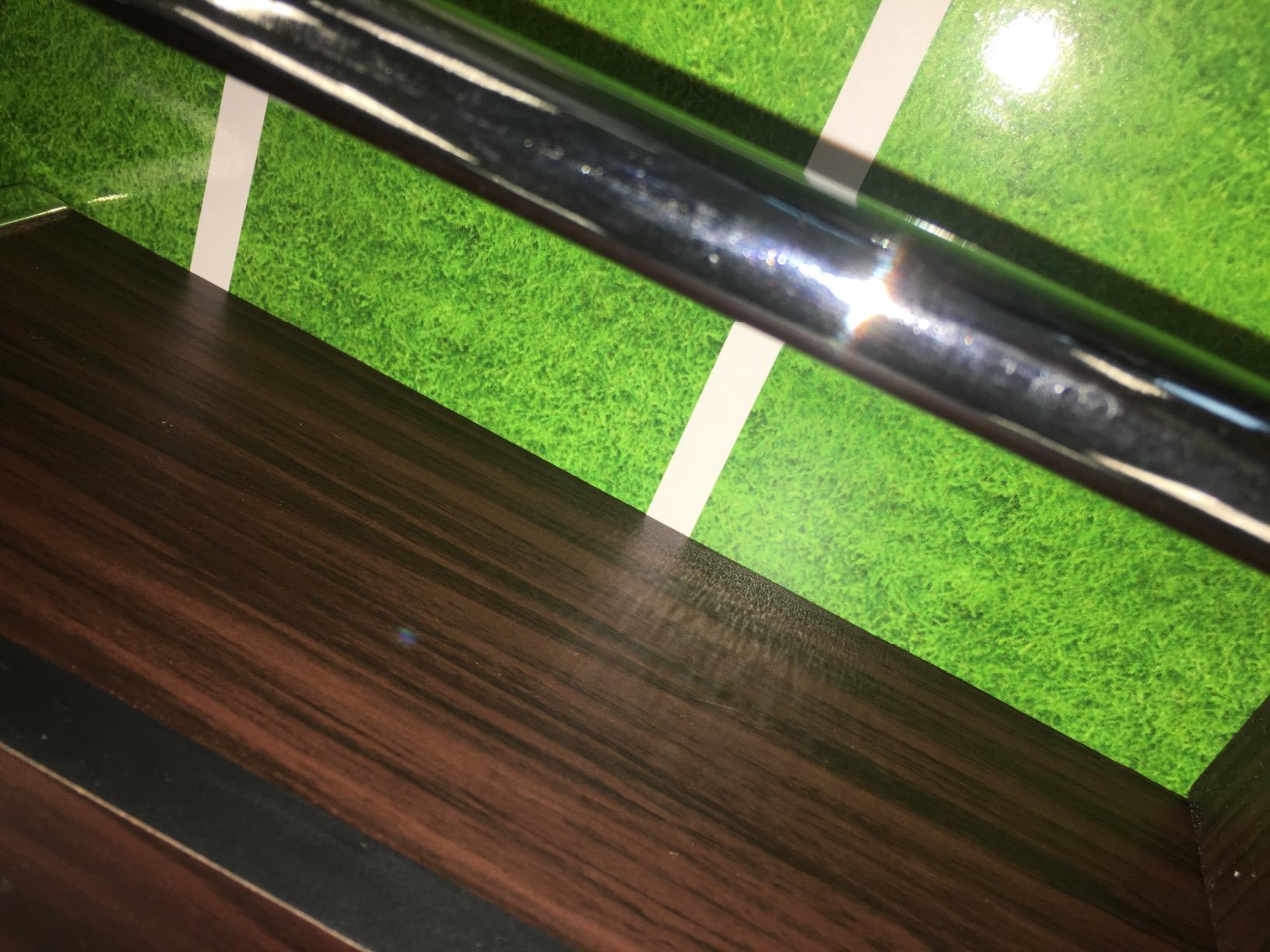 Hathaway Primo 56-In Foosball Table for Family Game Room - With Counterbalanced Players, E-Z Spin Bearings, Analog Scoring Units, Easy-Grip Handles & Adjustable Leg Levelers - Wood Grain Finish customer photo 2