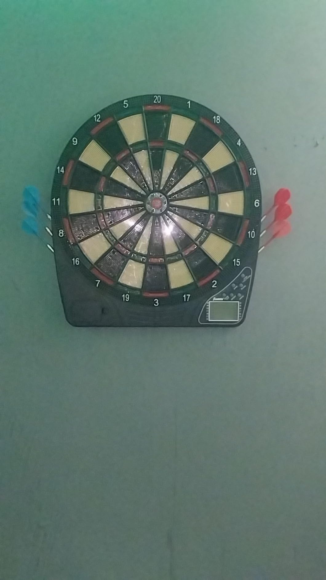 Franklin Sports Electronic Dart Board Sets - Soft Tip Electric Dartboard with Digital Scoreboard - 6 Darts Included customer photo 2