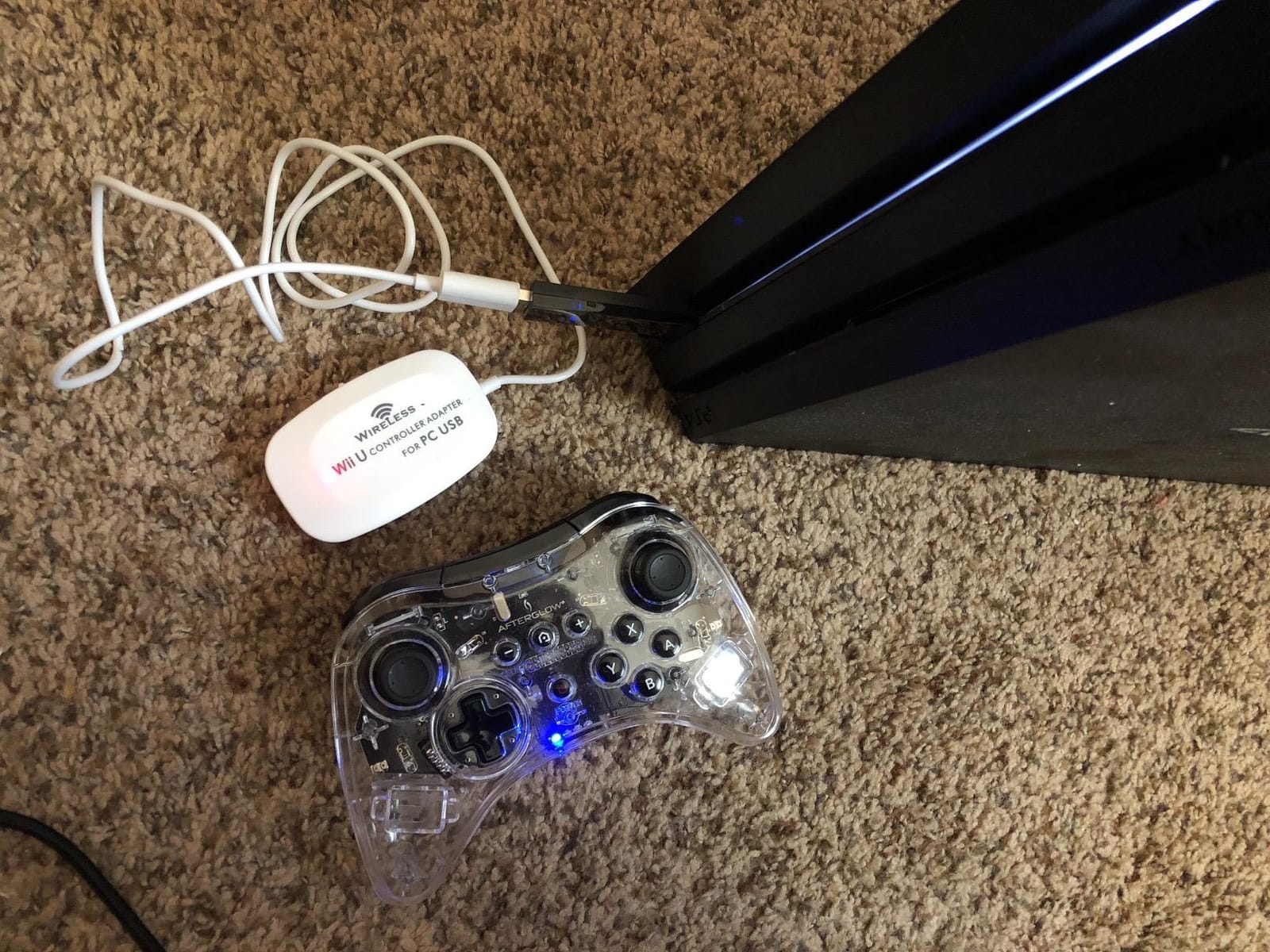 MAYFLASH Wireless Wiiu Pro Controller Adapter for PC USB customer photo 2