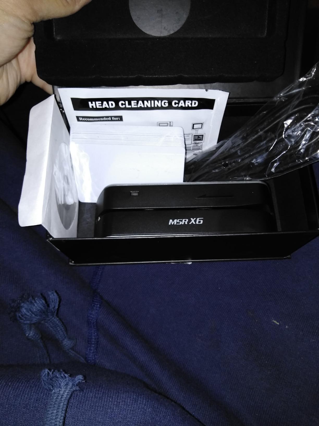 MSRX6 MSR X6 USB Swipe Magstripe Credit Card Reader Writer Smallest customer photo 1