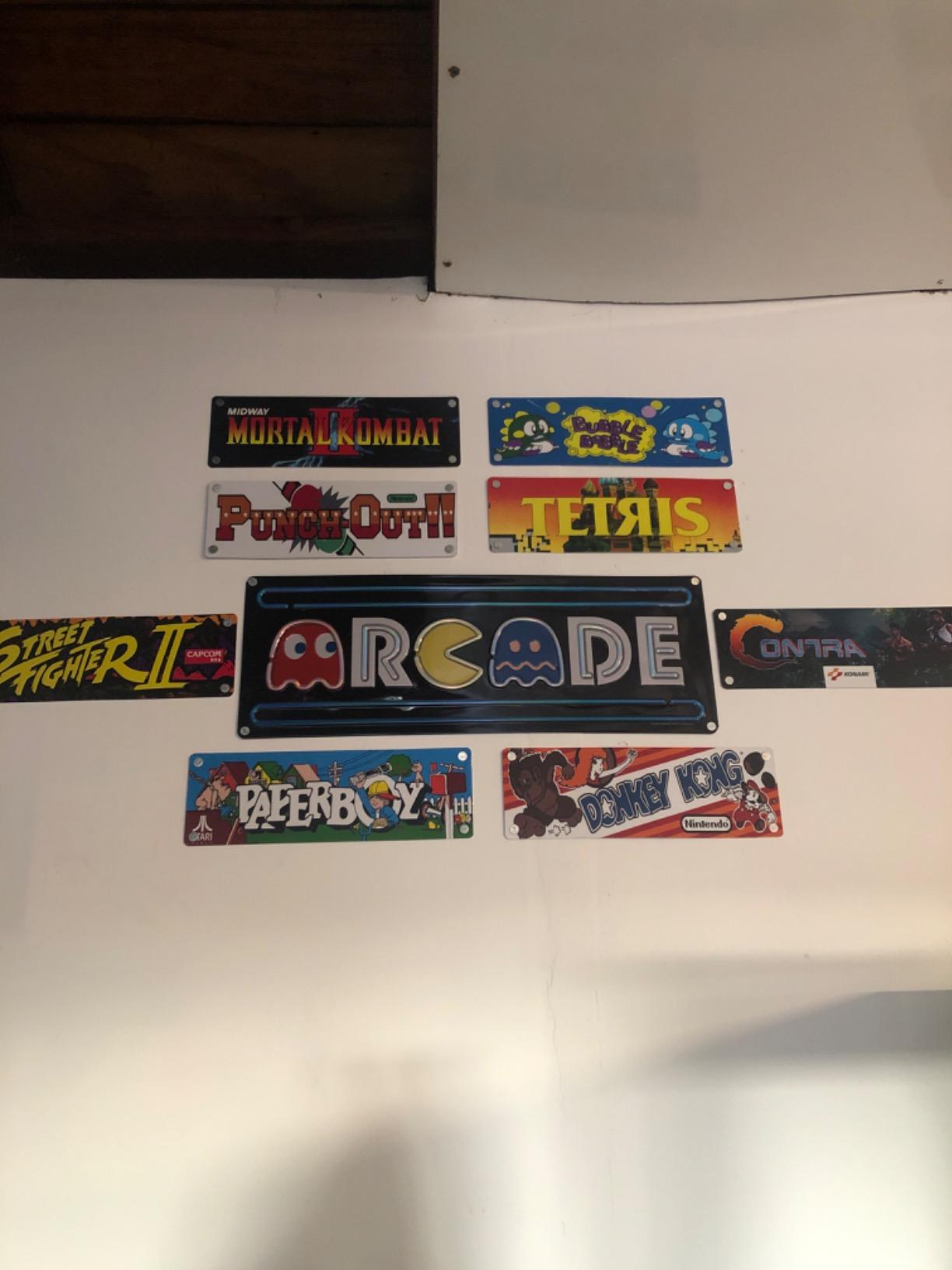 Tinworld Tin Sign: Donkey Kong Arcade Shop Game Room Marquee Metal Decor Retro Console A331 customer photo 2