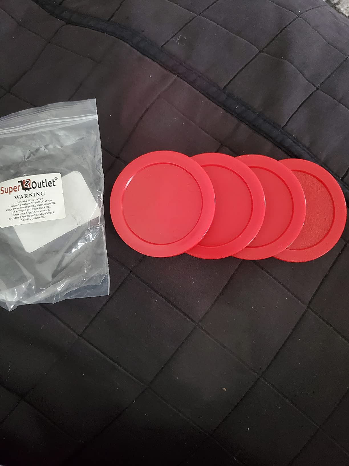 Super Z Outlet Home Air Hockey Red Replacement 2.5
