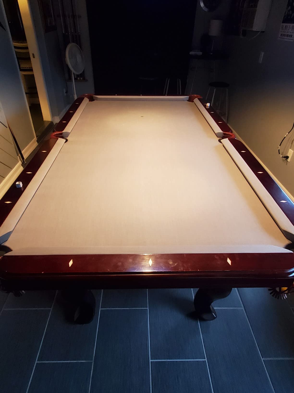 25 oz Tournament Pro Worsted Pool Table Felt Replacement Kit for Tables - Multiple Colors customer photo 2