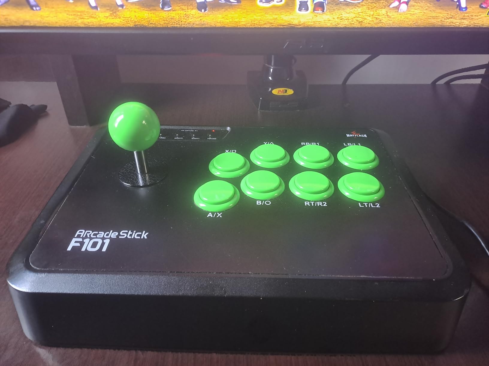 Sanwa JLF-TP-8YT Joystick + 8 pcs Sanwa OBSF-30 Push Button Bundle Kit (White) customer photo 2