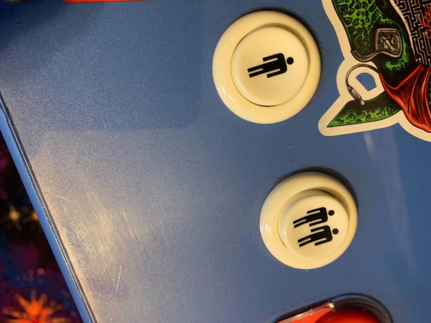 EG STARTS Happ Style 1 Player / 2 Player Start & Home Push Buttons With Micro Switch Compatible For Arcade Machine Games Mame Jamma Parts customer photo 1