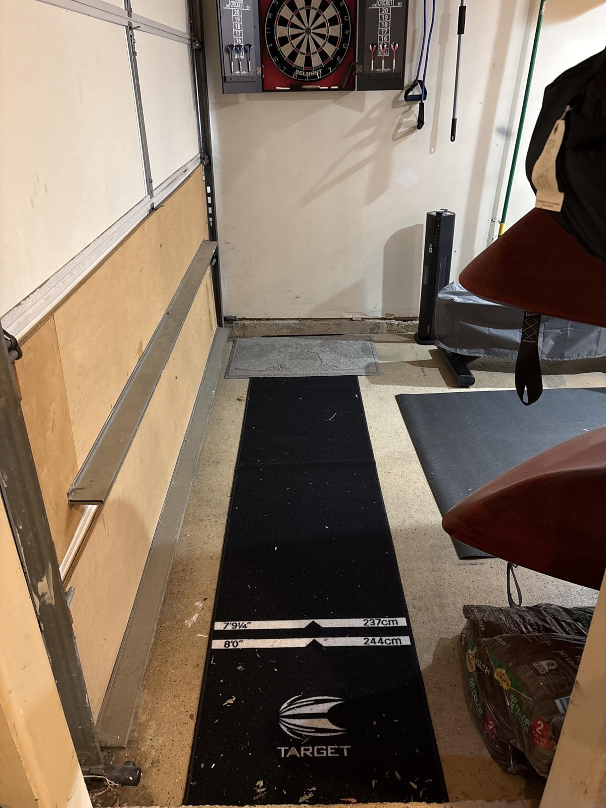 Target Darts Dart Mat - World Champions/Ink/Mod | Dart Oche Mat with Soft Tip and Steel Tip Throw Line Distances customer photo 1