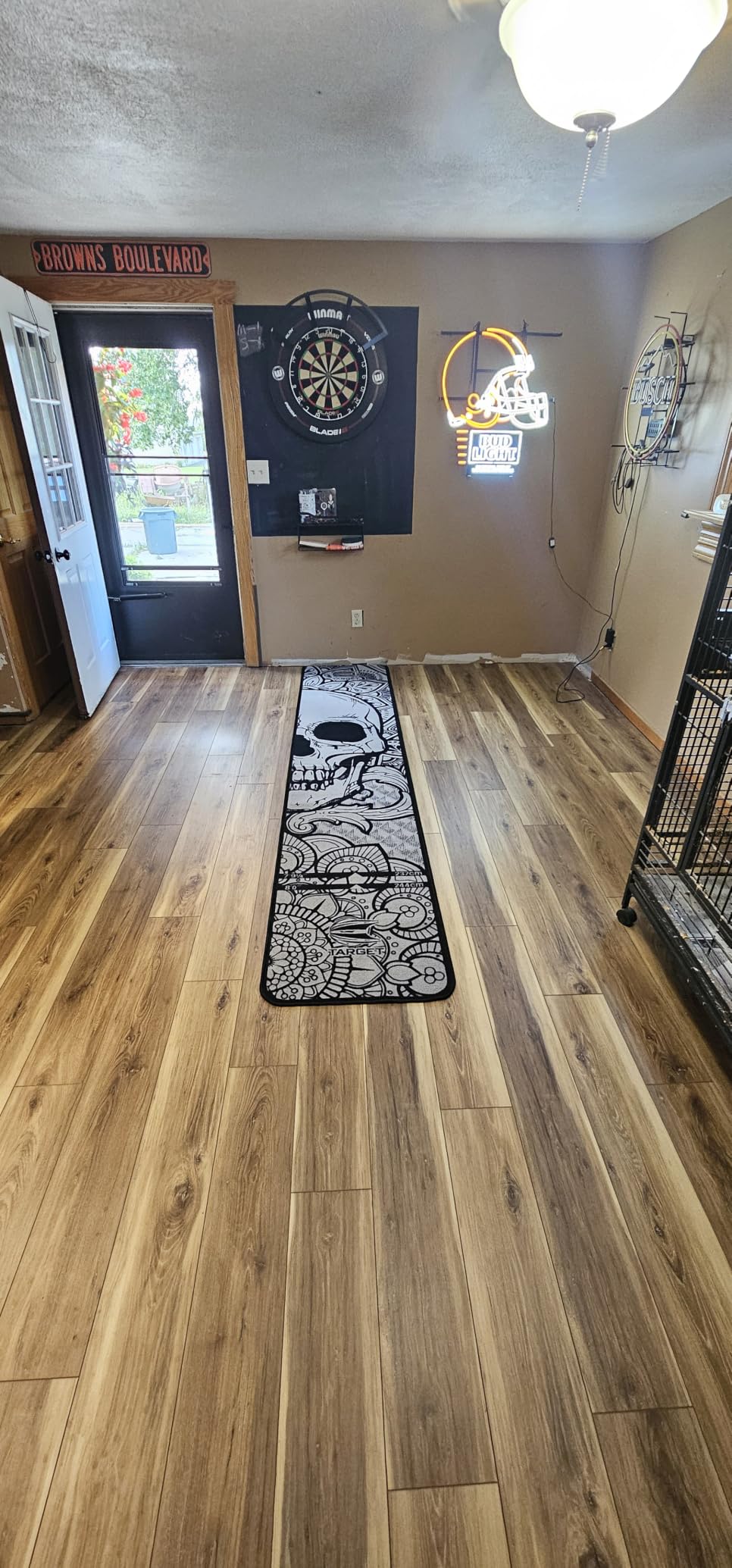 Target Darts Dart Mat - World Champions/Ink/Mod | Dart Oche Mat with Soft Tip and Steel Tip Throw Line Distances customer photo 2