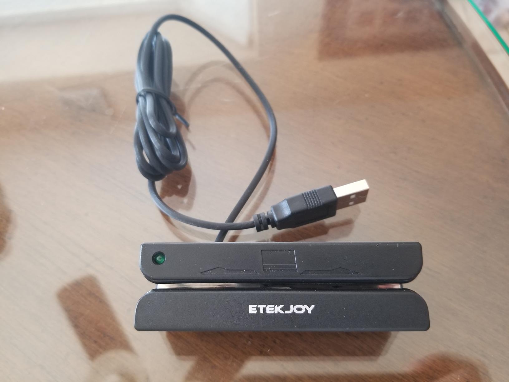 USB 3-Track Magnetic Stripe Card Reader POS Credit Card Reader Swiper MagStripe Swipe Card Reader ET-MSR90 customer photo 1