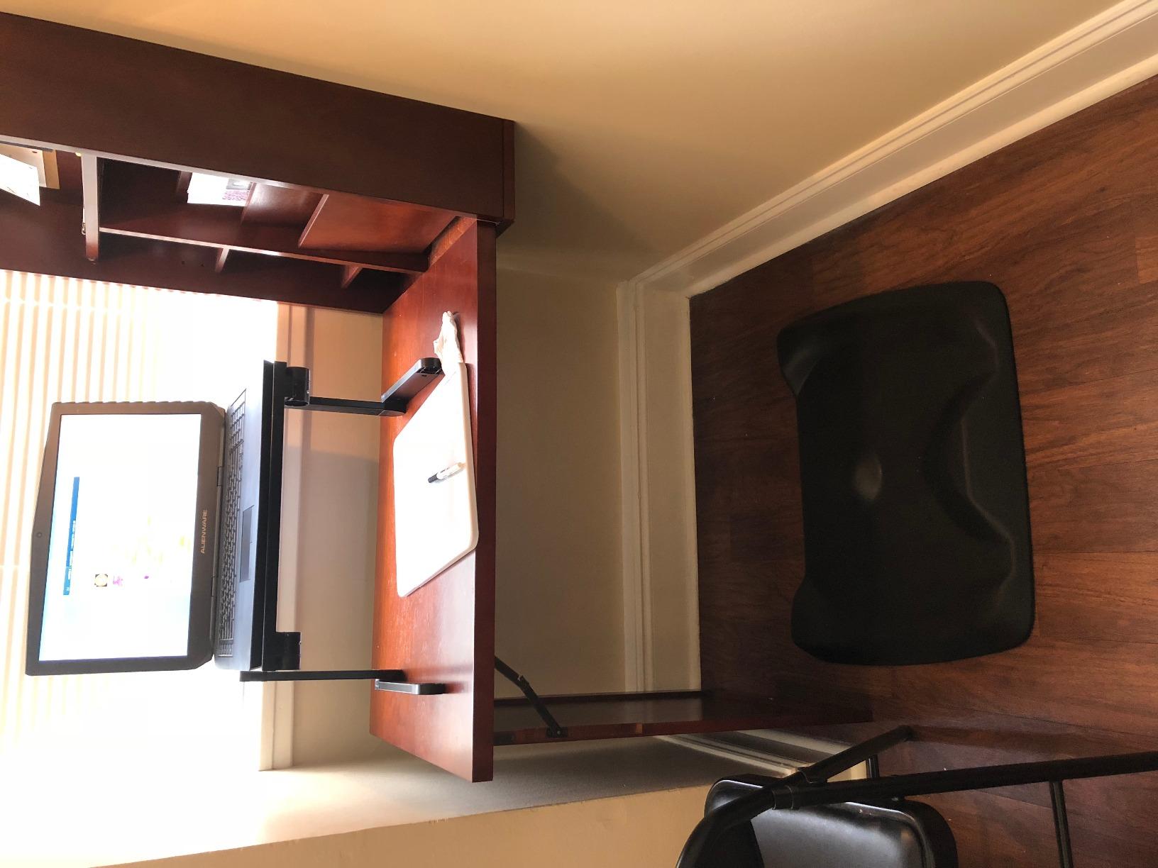 Standing Desk Mat - Topo Mini by Ergodriven | The Smaller Not-Flat Anti-Fatigue Standing Desk Mat with Calculated Terrain | Ultra-Thick Premium Comfort Foam, Durable, No PFAs or PVC | Obsidian Black customer photo 2