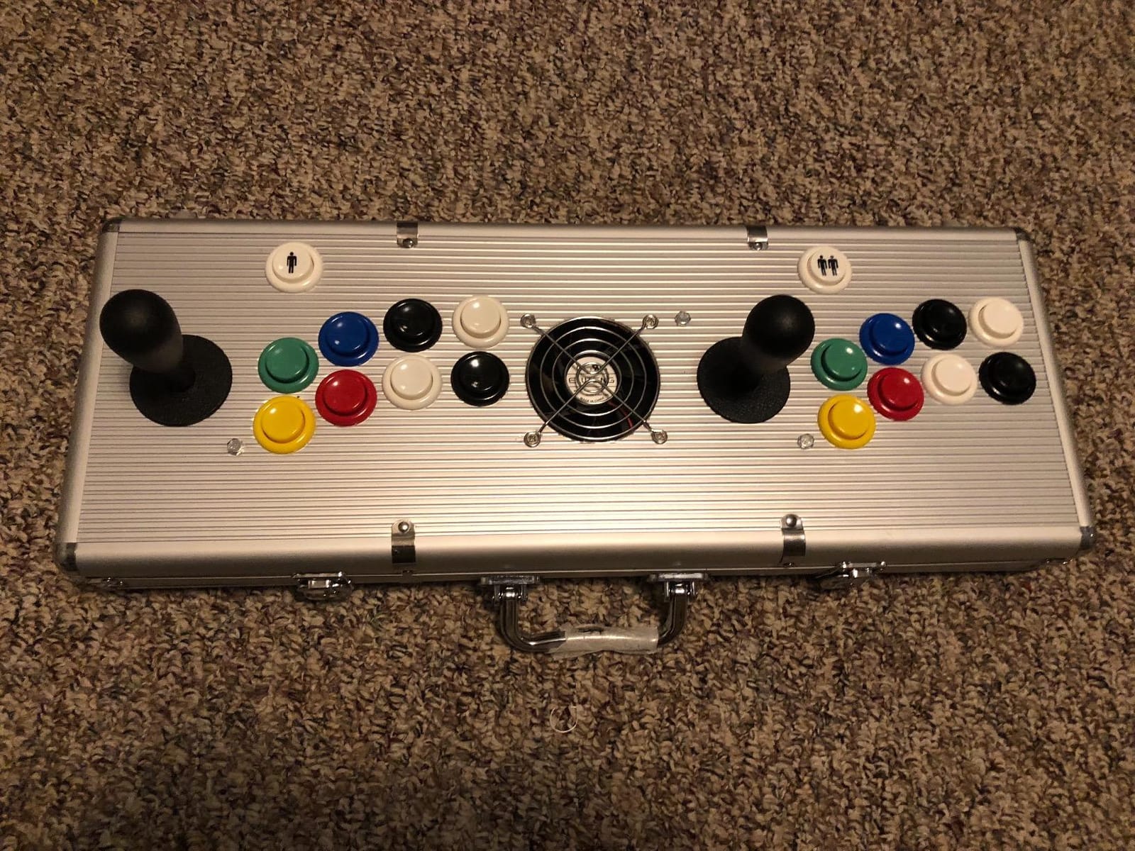 EG STARTS 2 Player Classic American style Arcade Joystick Buttons DIY Kits | Included 2x Joystick Handle 2x USB Encoder Controller 18x Arcade Buttons For Video Games PC MAME Raspberry pi Emulator customer photo 2