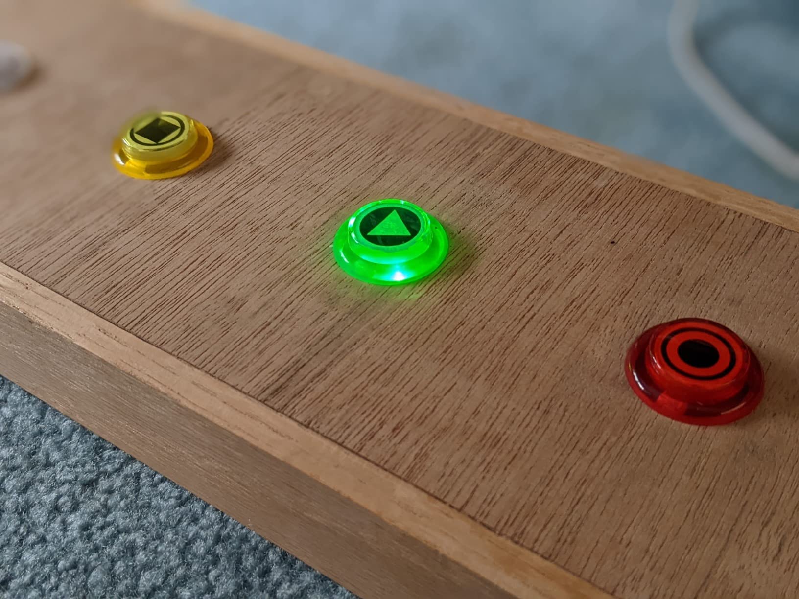 EG STARTS 5X 24mm Full Color LED Illuminated Push Button Built-in Switch 5V Buttons for Classic Arcade Joystick Games Mame Jamma Raspberry Pi & White customer photo 2