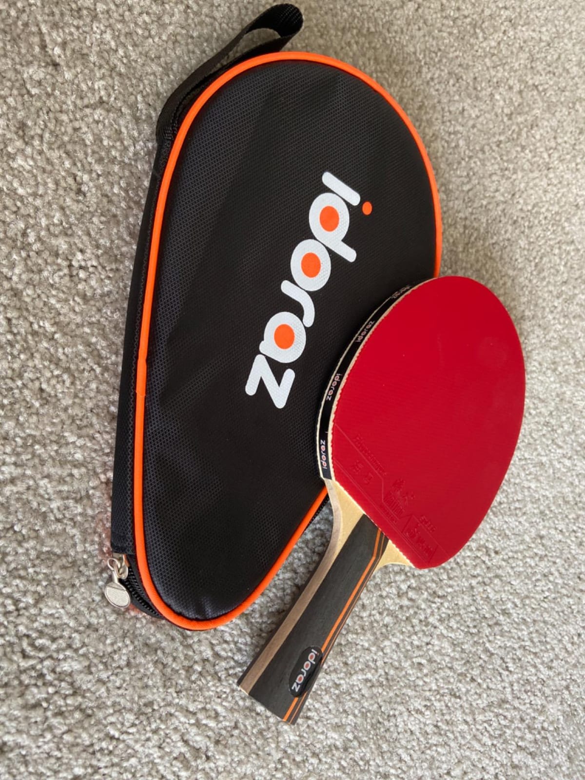 Killerspin Professional Ping Pong Paddle with ITTF Rubber and Carrying Case | Table Tennis Racket with Speed 99, Spin 93, Control 90, Improves Accuracy and Consistency customer photo 2