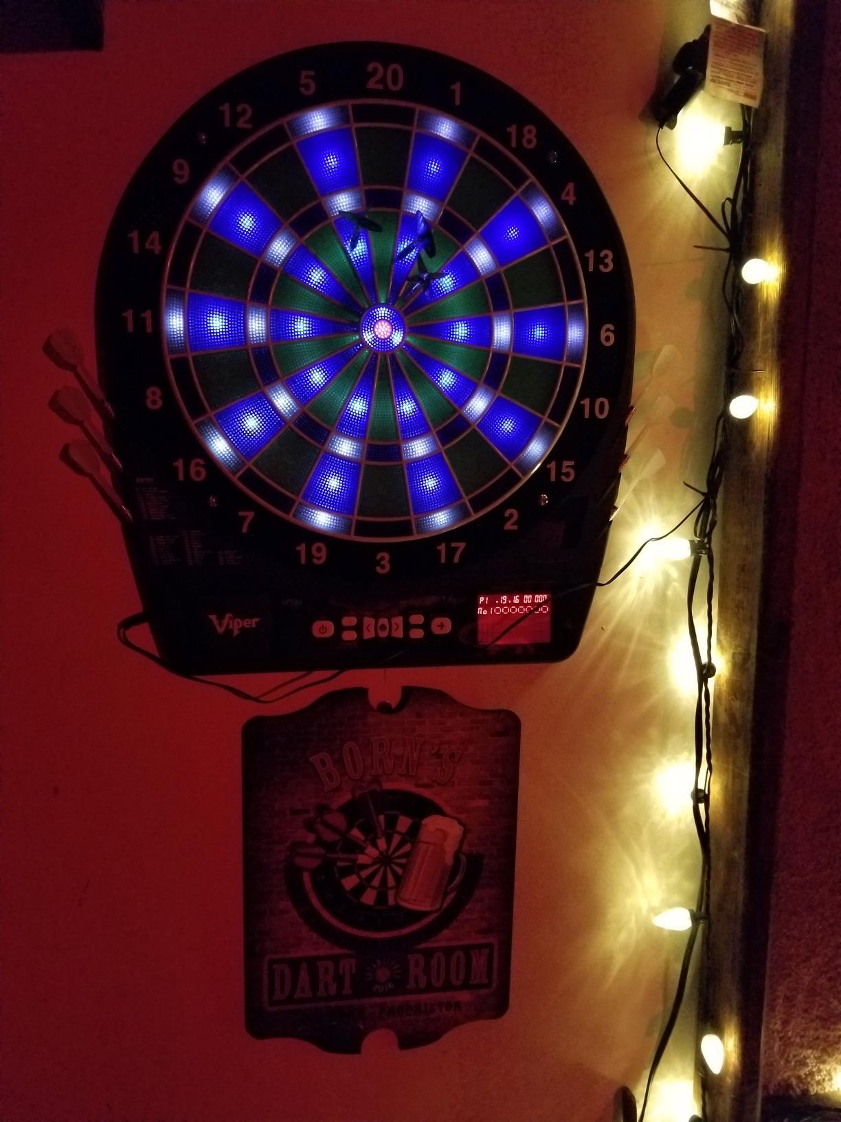 Viper Ion Illuminated Electronic Dartboard, 15.5 in Regulation Target, LED Segments, 48 Games, 8 Players, 6 Darts Included customer photo 1