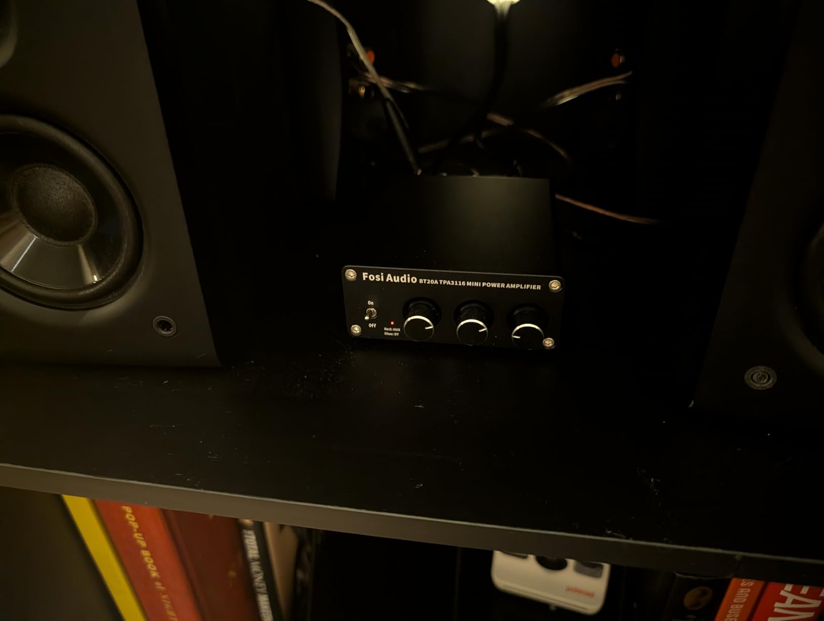 Fosi Audio BT20A Bluetooth Stereo Amplifier, 2 Channel Mini Class D Amp 200W customer photo 2
