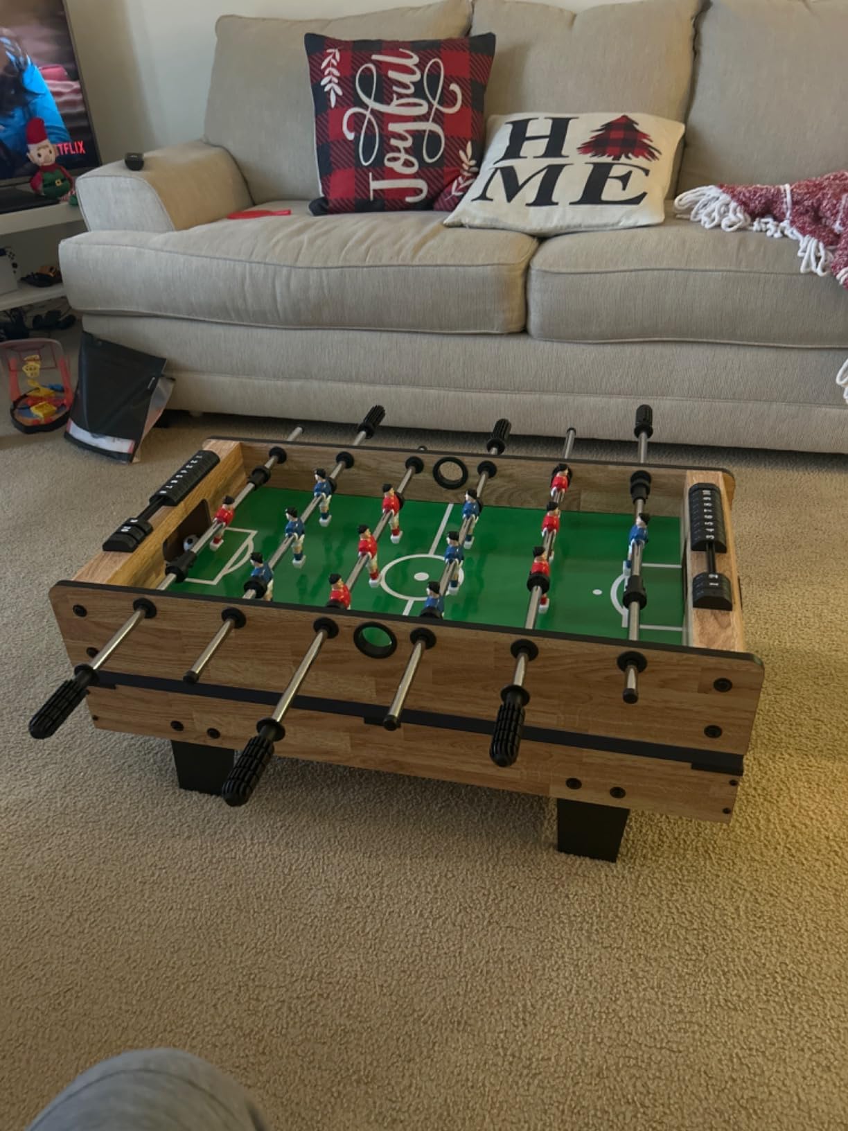 Best Choice Products Multi-Game Table Series - Interactive Game Tables for Kids with Foosball, Air Hockey, Billiards, Ping Pong & More | Childrens customer photo 2