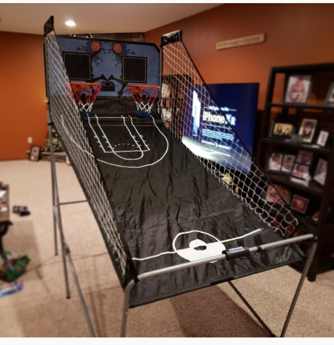 Foldable Indoor Basketball Arcade Game Double Shot 2 Player customer photo 1
