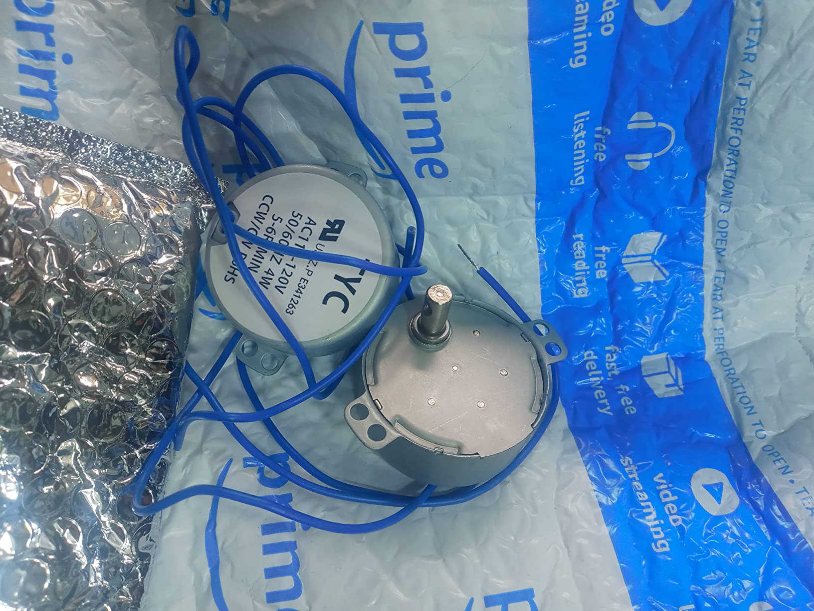 2PCS Synchronous Synchron Motor 50/60Hz AC 100~127V 4W 5-6RPM/MIN CCW/CW Guide Motor for Hand-Made, School Project, Model customer photo 1