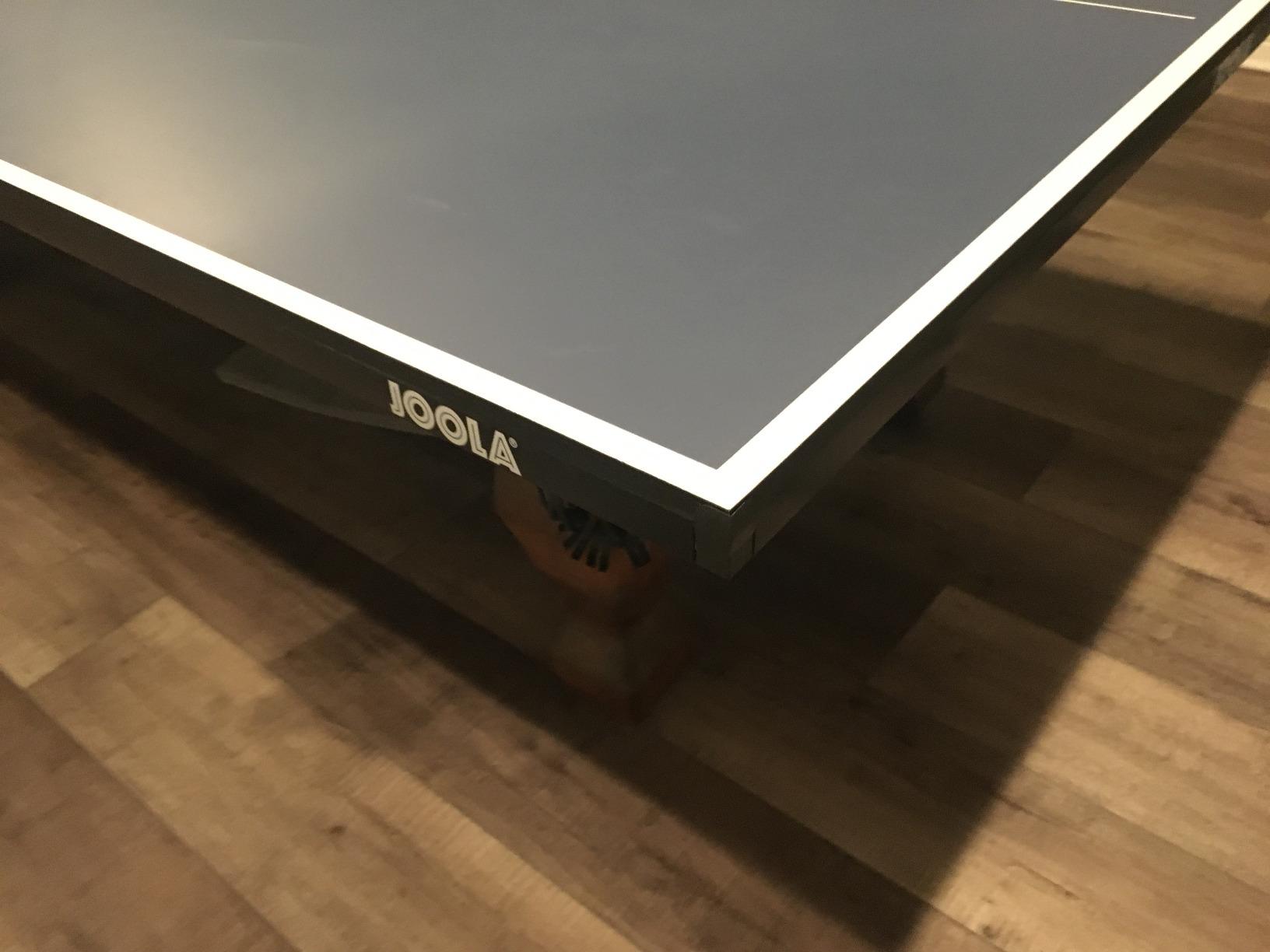 JOOLA Ping Pong Conversion Top with Net Set for Billiard and Pool Tables - Regulation Top Converts Billiards into Ping Pong Table - Includes Foam Padding for Protection - Steel Frame Option customer photo 1