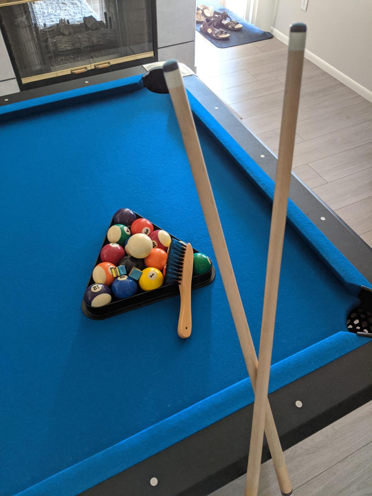 RACK Orion 8-Foot Tournament Billiard/Pool Table (Blue) - Professional Competition Game Table customer photo 2
