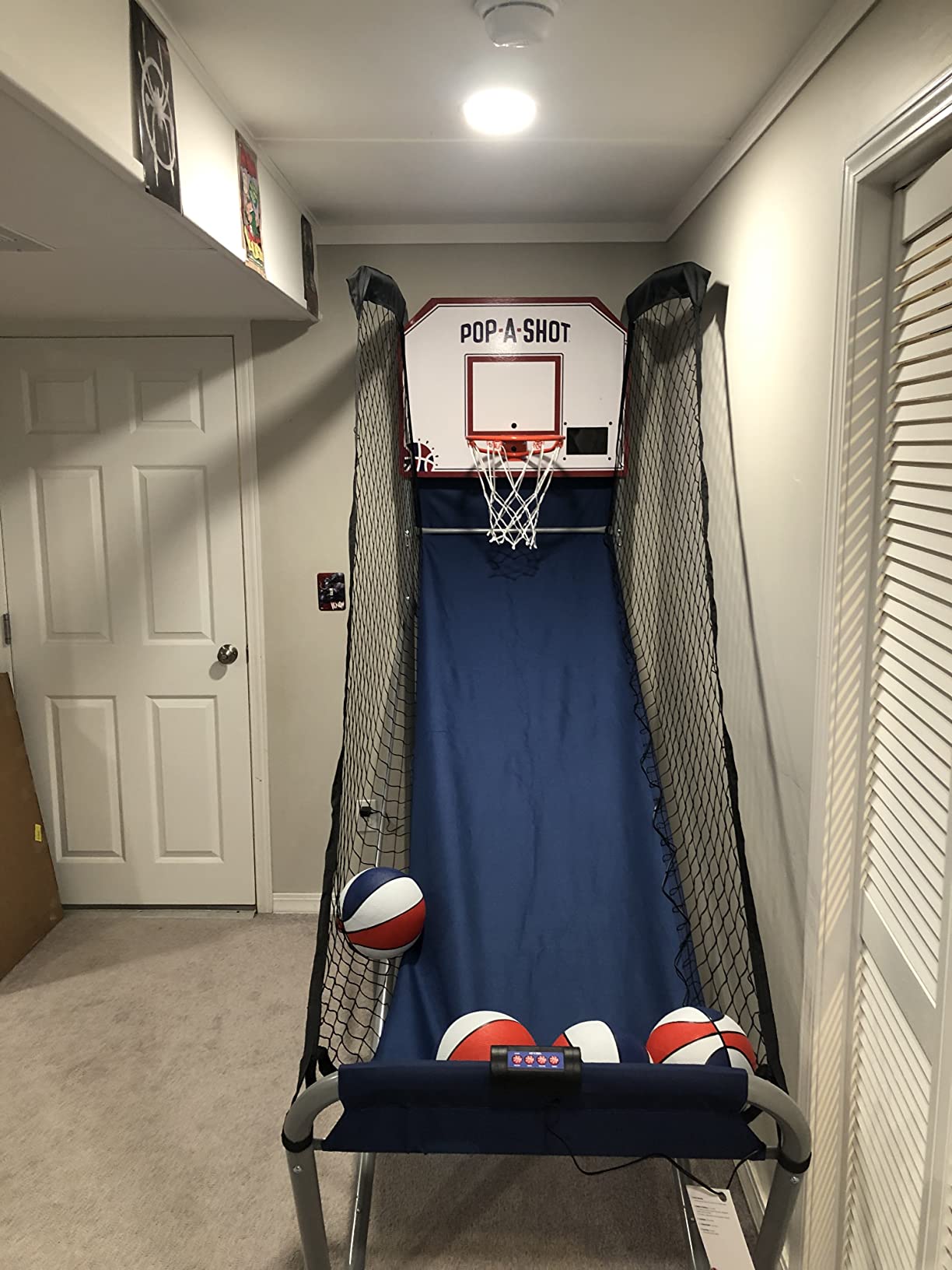 Pop-A-Shot Home Single Shot | 1-Hoop Indoor Electronic Arcade Basketball customer photo 2