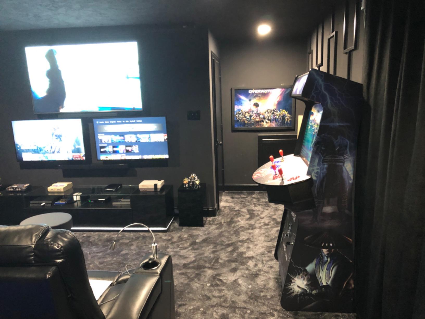 Creative Arcades Full Size Stand-Up Commercial Grade Arcade Machine | 4 Player | 3500 Games | 32