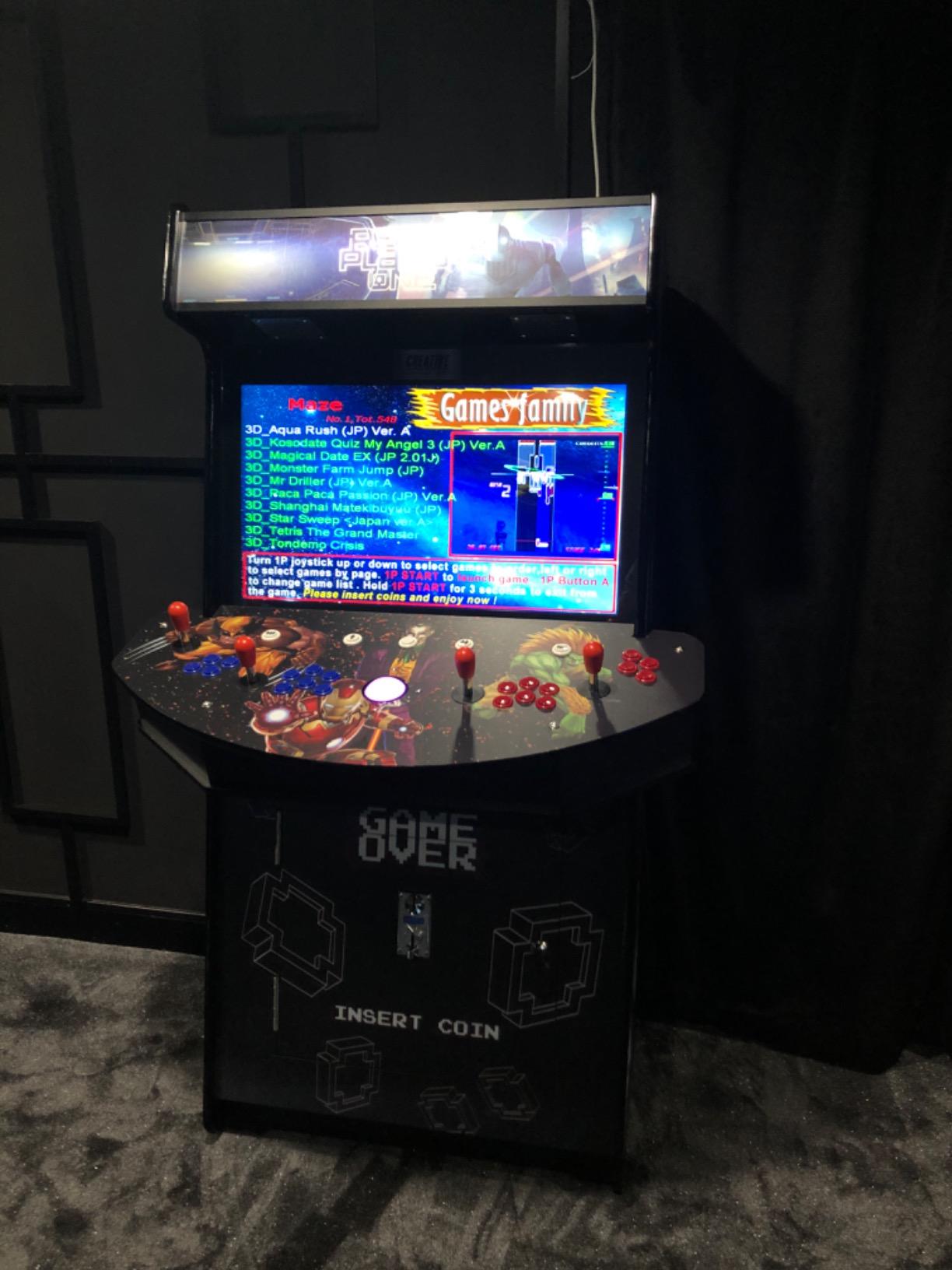 Creative Arcades Full Size Stand-Up Commercial Grade Arcade Machine | 4 Player | 3500 Games | 32