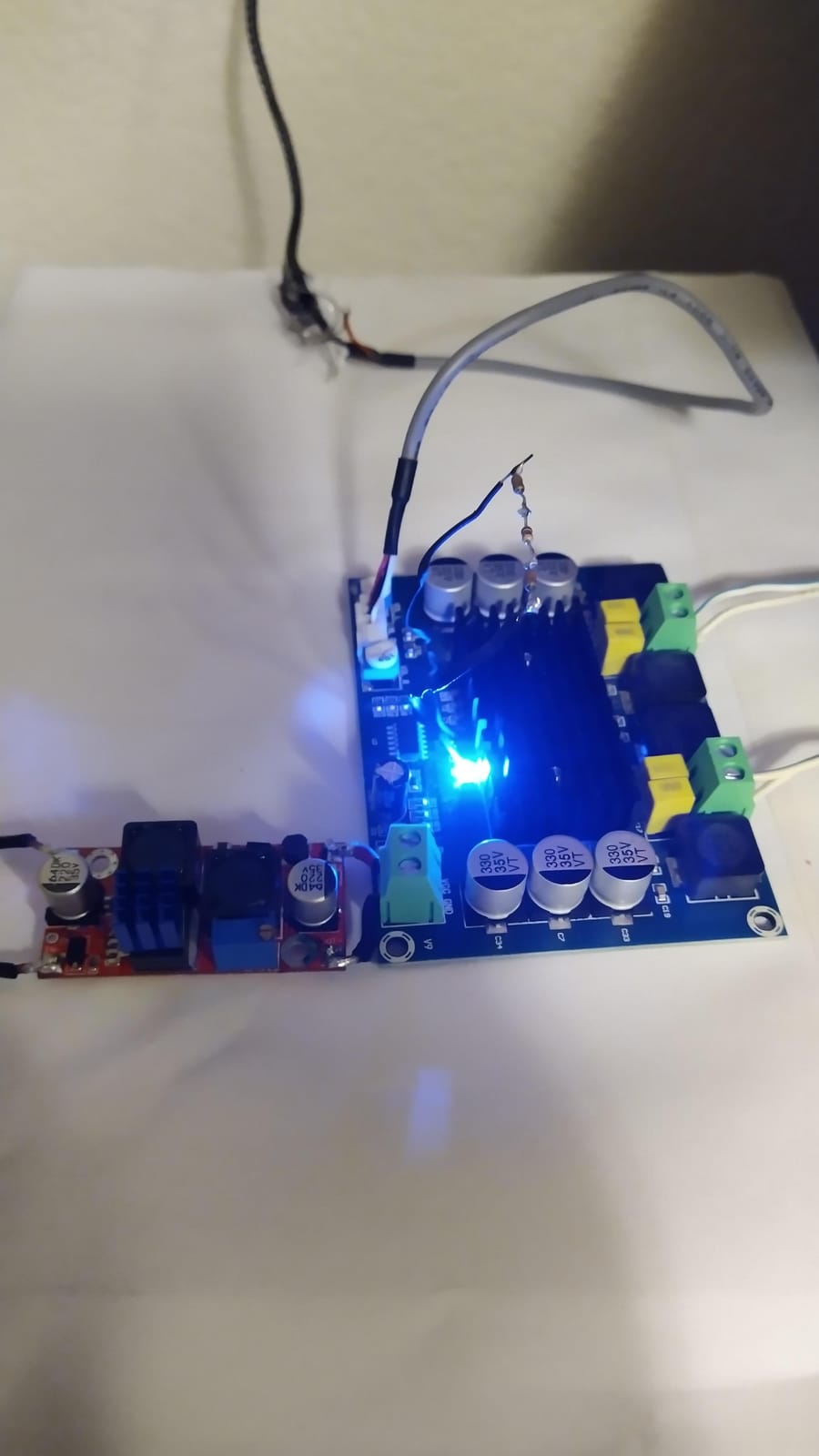 Clyxgs TPA3116D2 Dual Channel Class D Digital Power Audio Amplifier Board, DC12-26V High Power Stereo customer photo 1