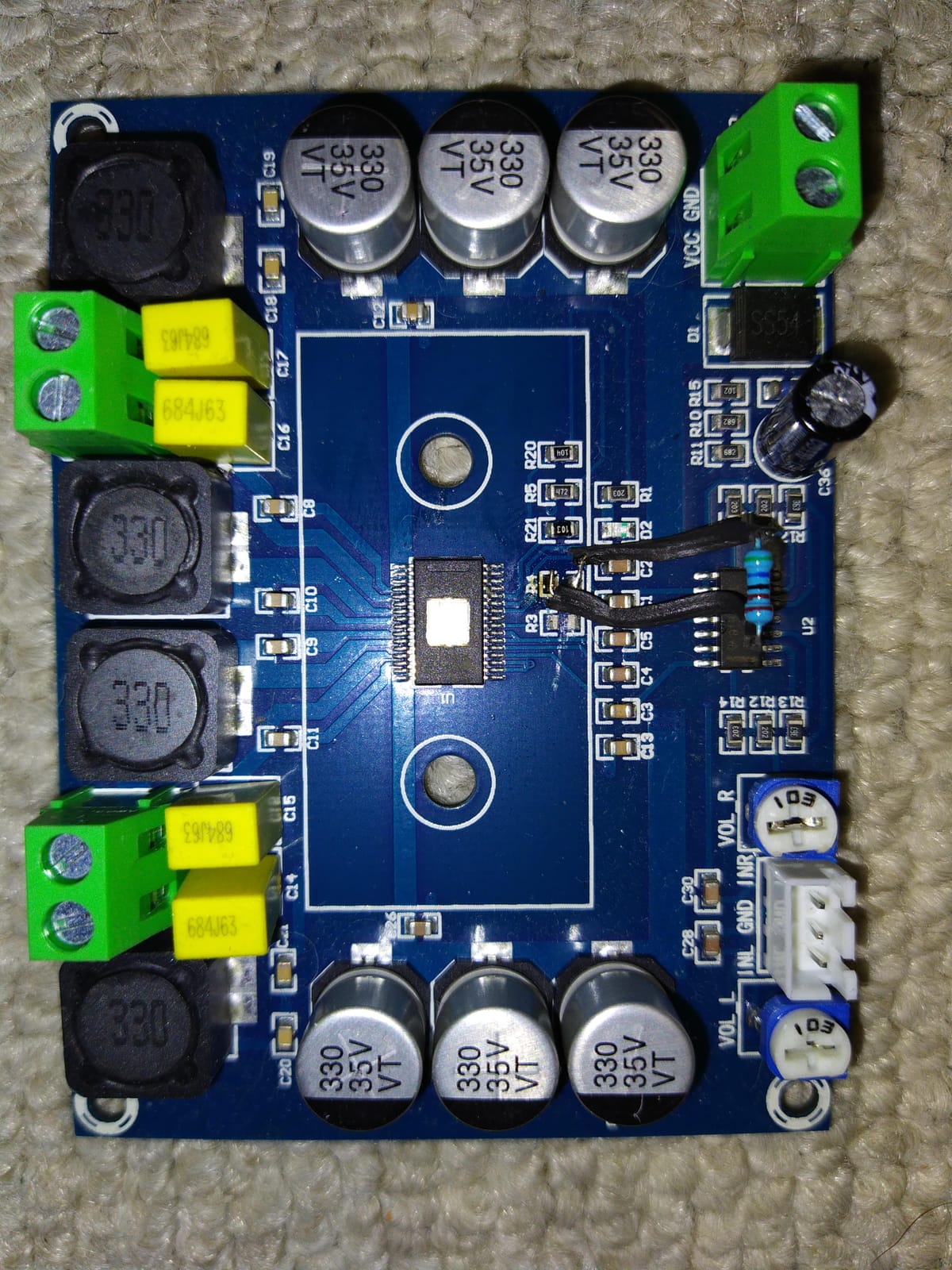 Clyxgs TPA3116D2 Dual Channel Class D Digital Power Audio Amplifier Board, DC12-26V High Power Stereo customer photo 2