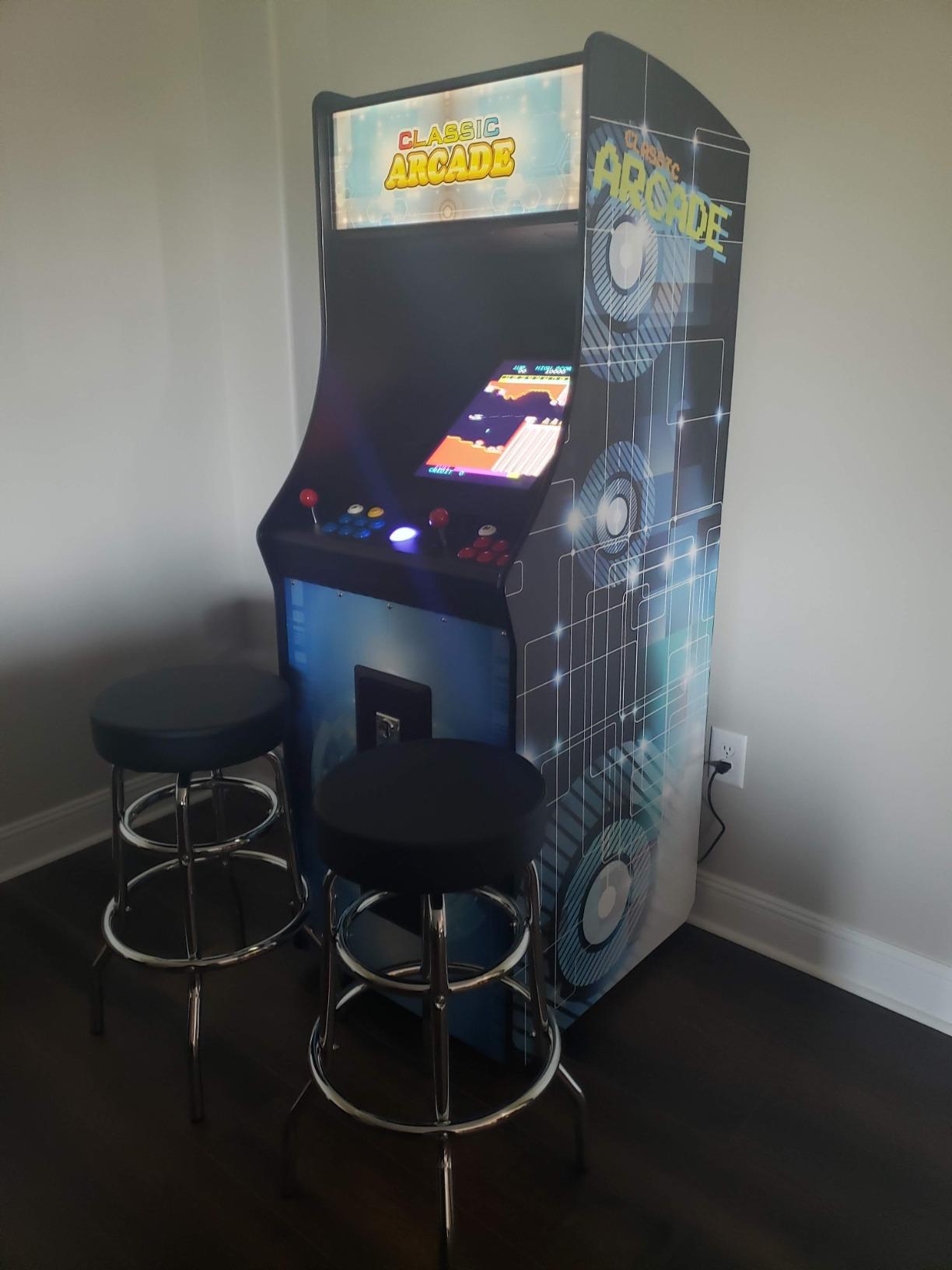 Creative Arcades Full Size Stand-Up Commercial Grade Cabinet Arcade Machine | 2 Player | 60 Classic Games | 22 inch LCD Screen | 2 Sanwa Joysticks |Trackball | 3 Year Warranty customer photo 2