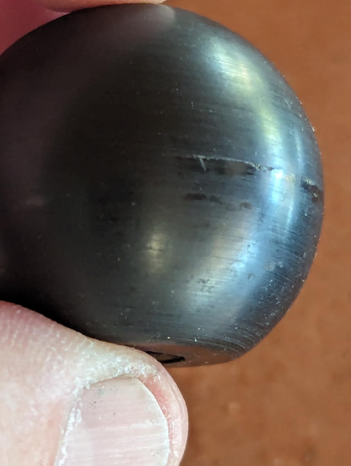 SBDs Black Phenolic ABS Plastic Ball Knob Female | 3/8