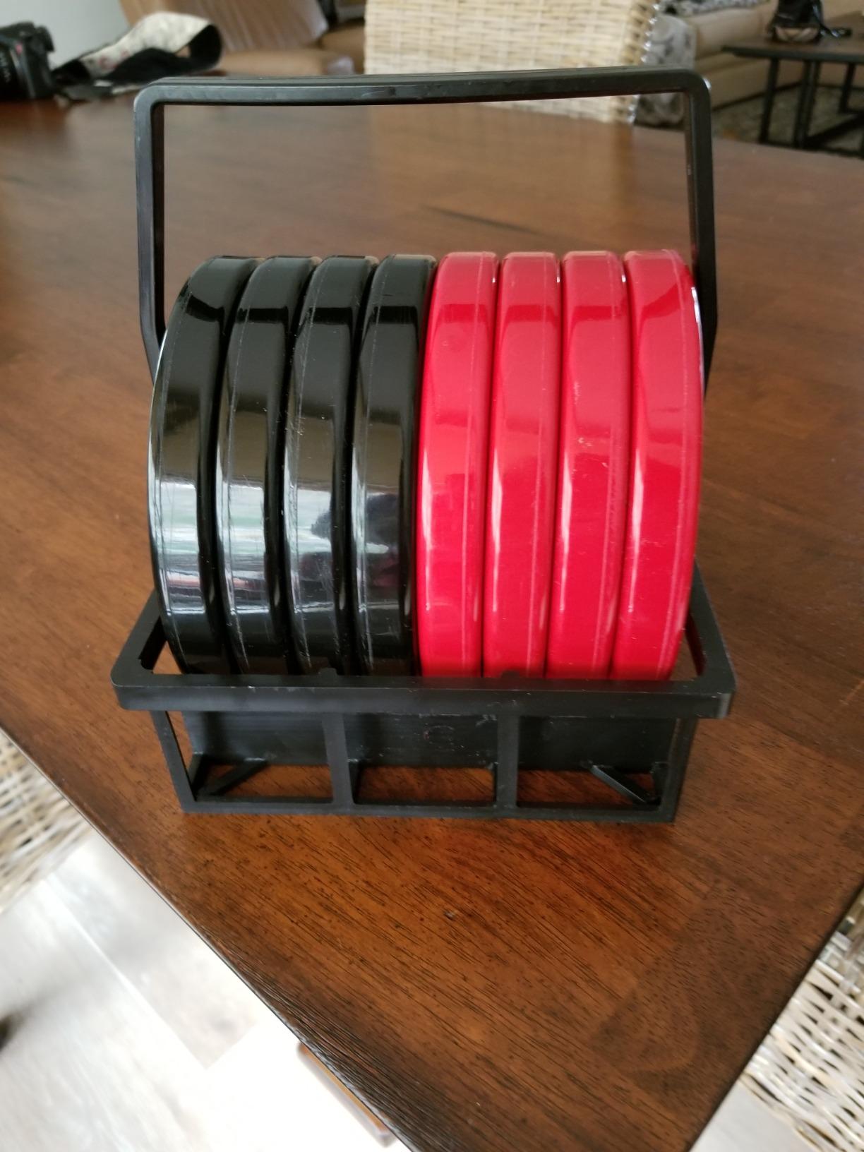 Allen Shuffleboard Recreation Discs (Red & Black) with Disc Carrier customer photo 1