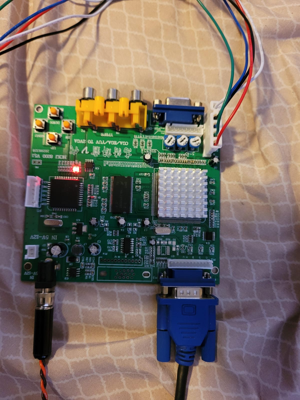 DEVMO Gonbes GBS8200 CGA/EGA/YUV/RGB to VGA Output Arcade Jamma Game HD Video Converter Board Monitor to LCD GBS-8200 Latest customer photo 2