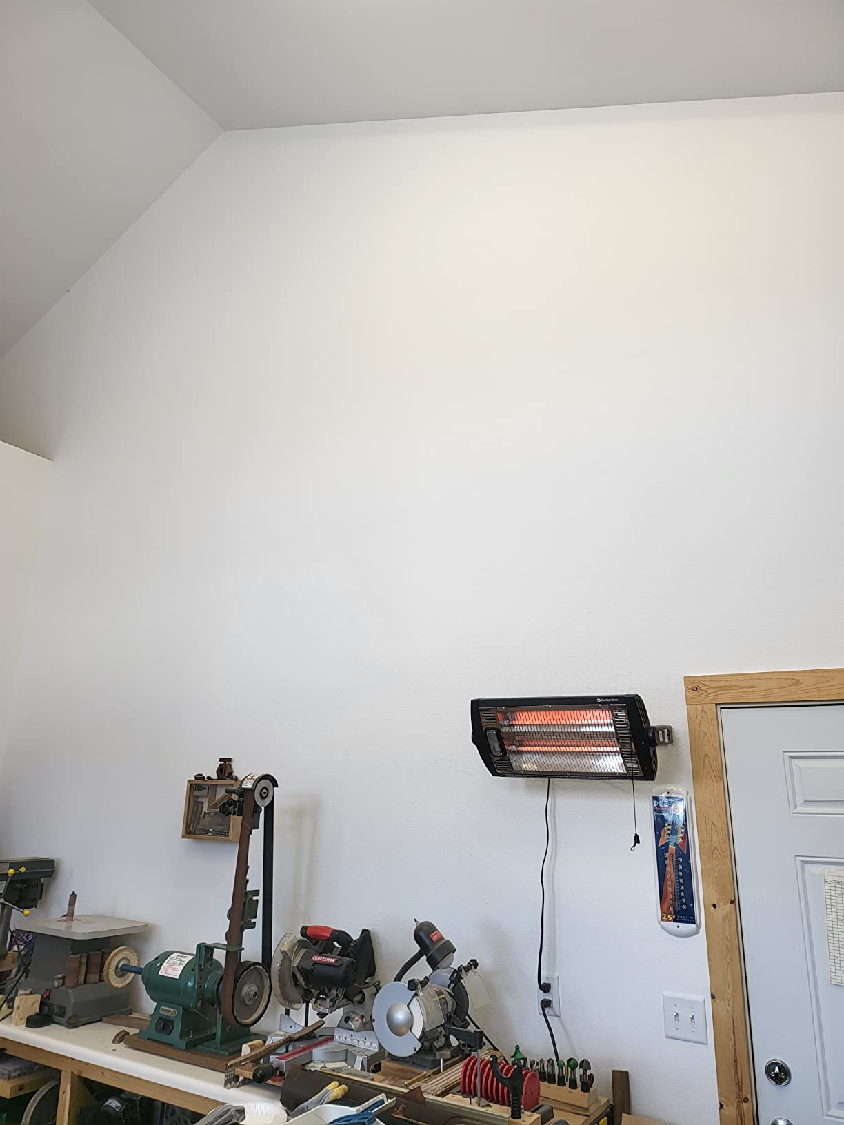 Comfort Zone Ceiling Mount Dual Quartz Heater with Halogen Light, Pull String Control customer photo 1