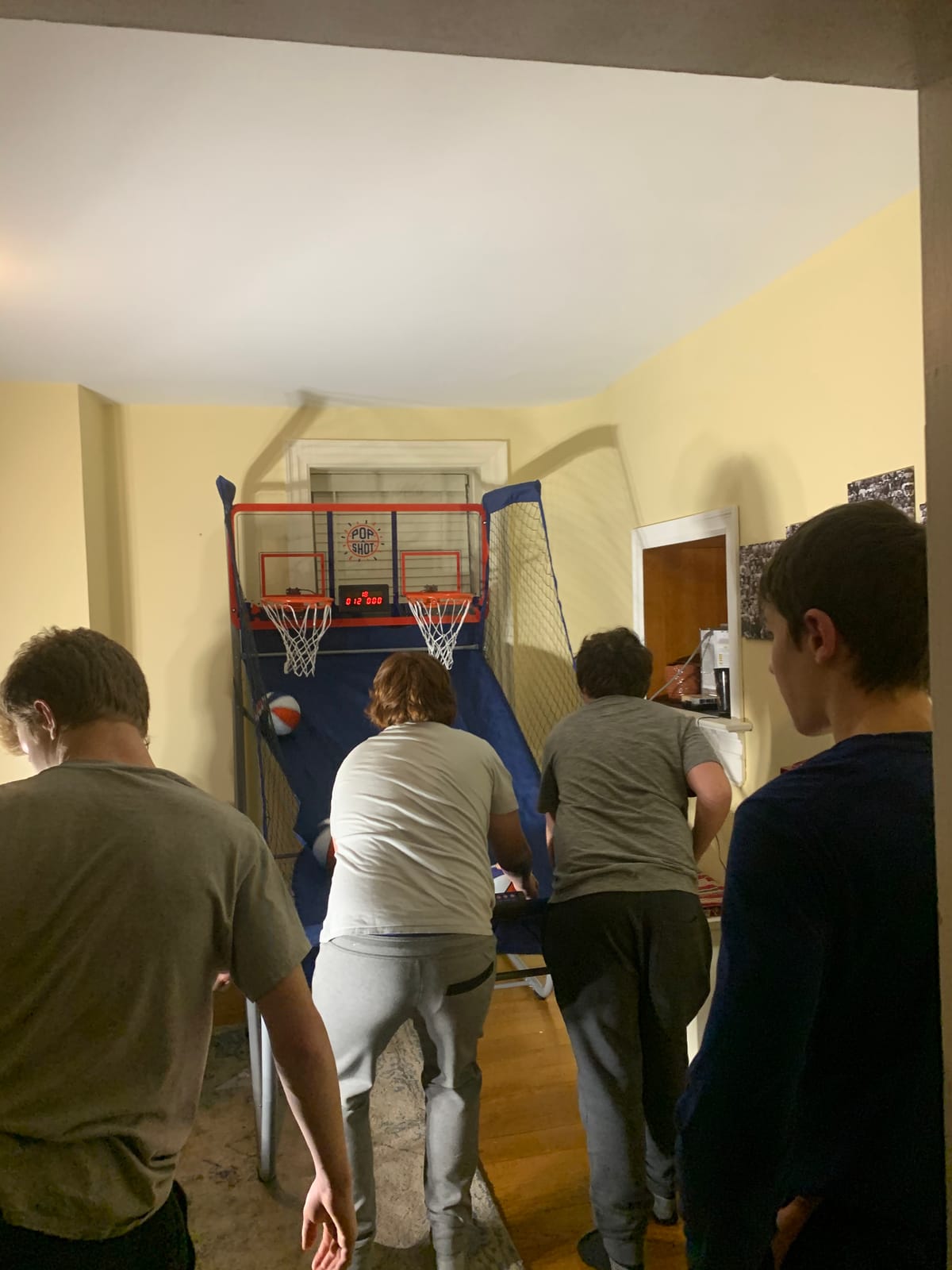 Pop-A-Shot Indoor/Outdoor Dual Shot | Weather Resistant Arcade Basketball | Weather Resistant Dual Electronic Arcade Basketball Game, with 7 Balls, 16 Game Modes, Large LED Scoreboard, Foldable Ramp customer photo 1