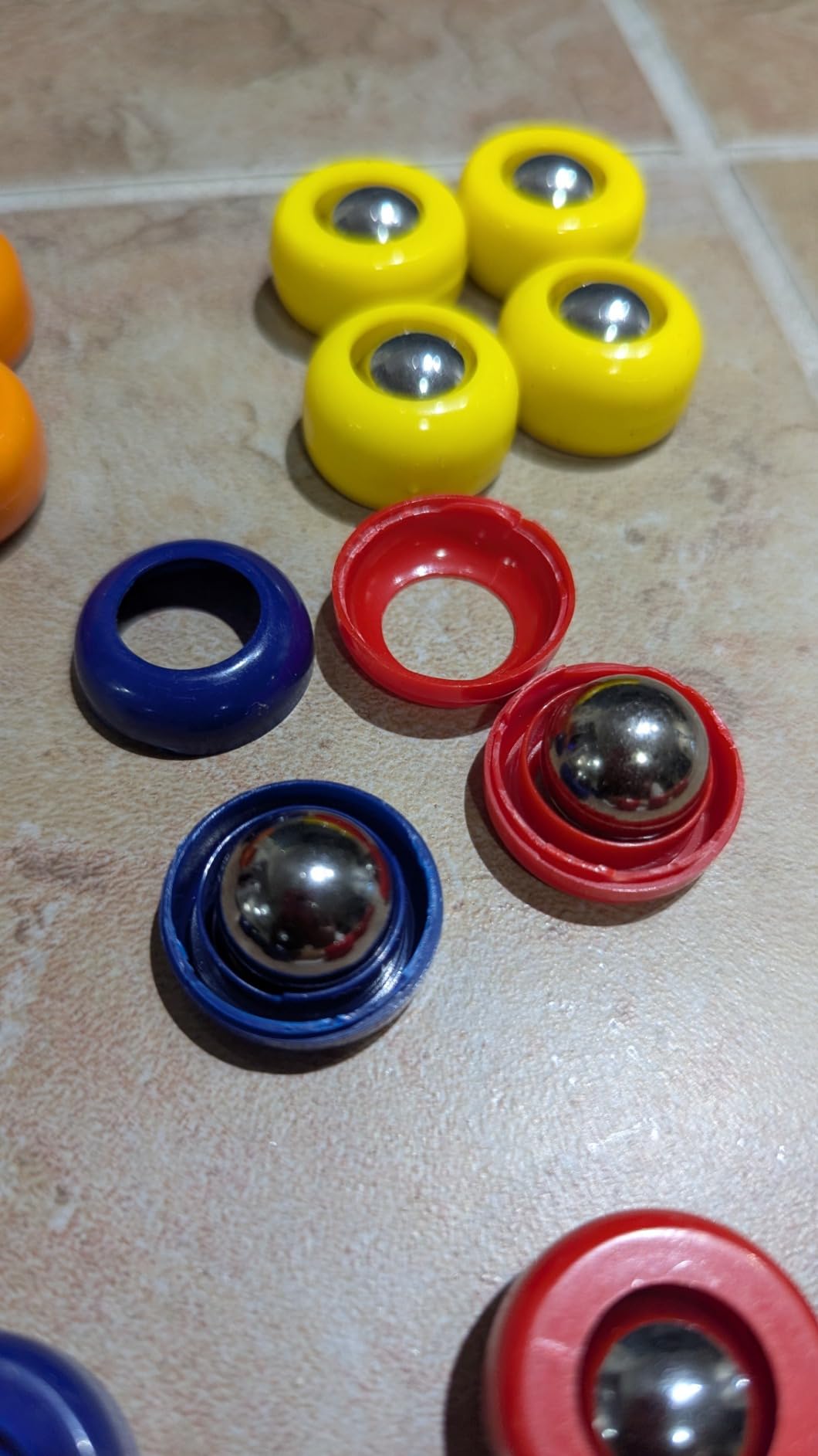 Gejoy Mini Shuffleboard Replacement Puck Tabletop Equipment Rollers Set Shuffleboard Curling Accessories customer photo 1