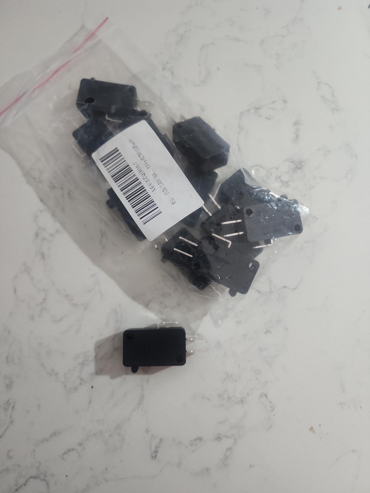 125V/250V 16A SPDT Snap Action Button Micro Limit Switch for Microwave Oven Door Arcade KW3 by MUZHI(12Pack) customer photo 2