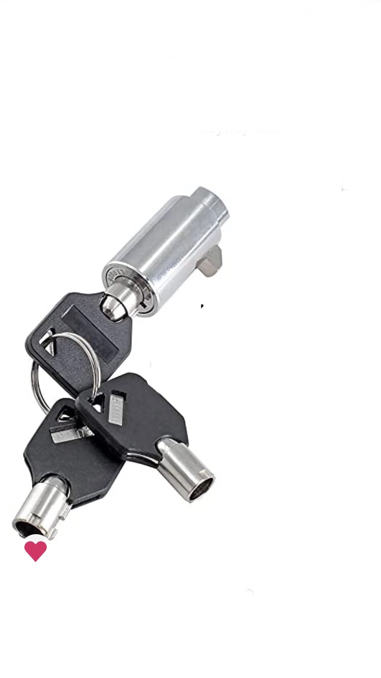 ABuff High Security Vending Machine Lock and Key, 2-Pack Soda Machine Lock for Coke Machine, Pepsi Machine, Snack Machine, Candy Machine, Keyed Alike customer photo 1