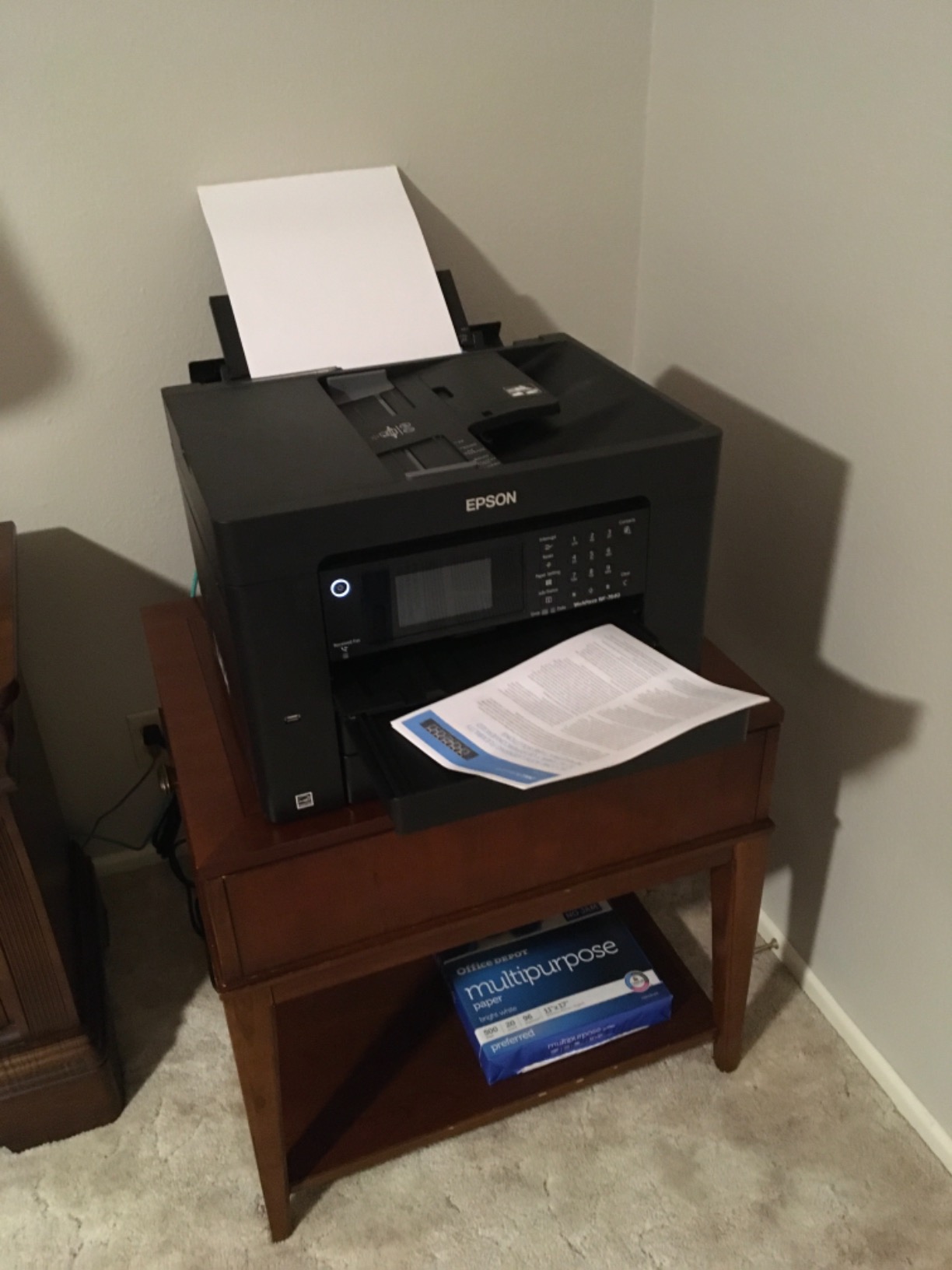 Epson Workforce Pro WF-7840 Wireless All-in-One Wide-Format Inkjet Printer customer photo 2