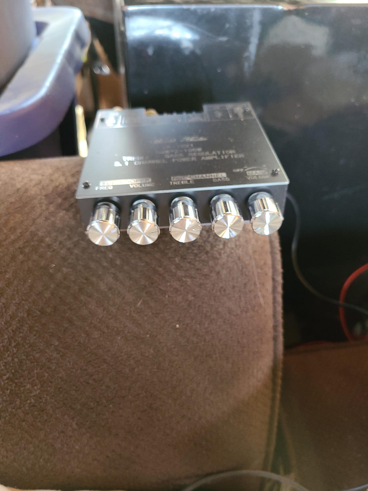 Bluetooth Audio Amplifier Board, ZK-TB21 2.1CH 50W x 2 +100W Subwoofer Amp with Treble and Bass Control customer photo 2