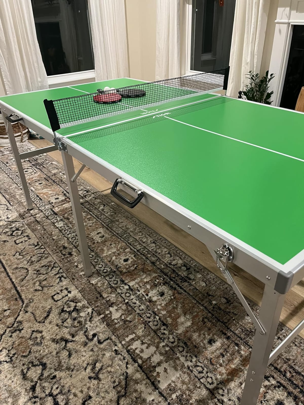 STIGA Space Saver - Compact Ping Pong Table - Separate Table Halves - Regulation Height - No Assembly Required customer photo 2