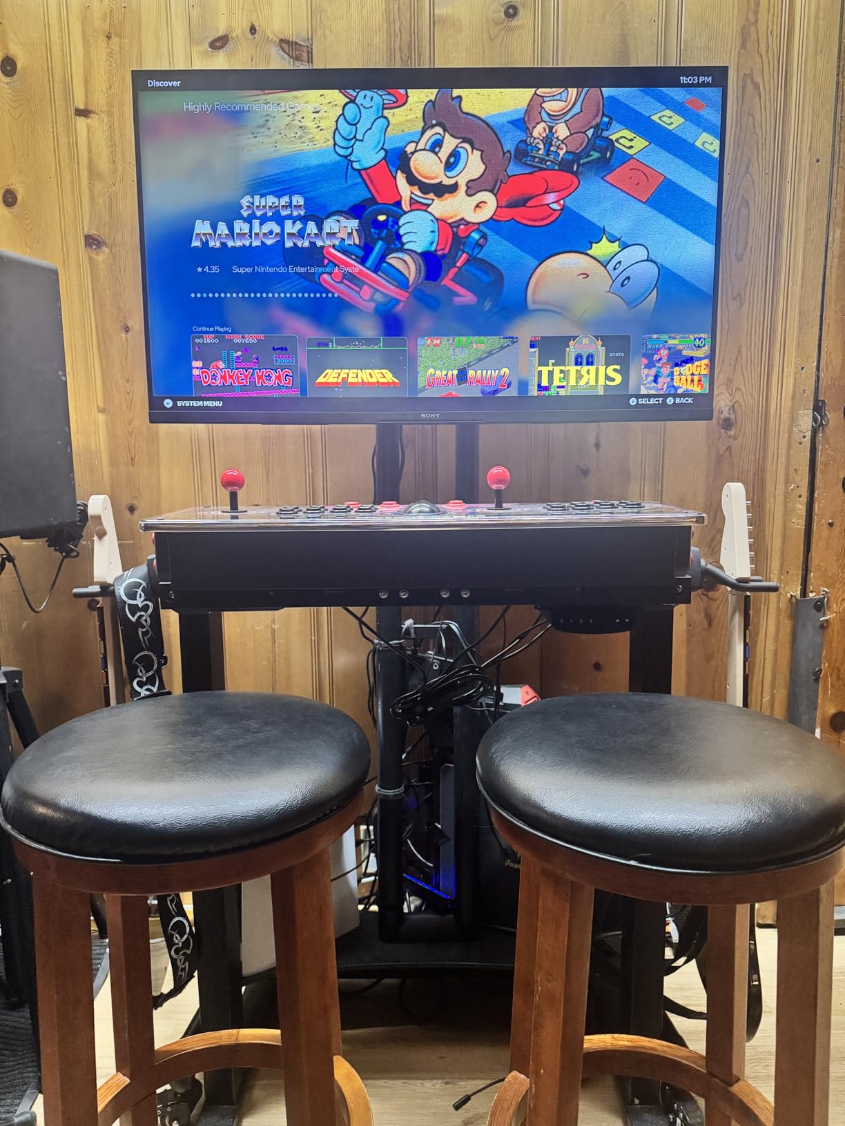 Legends Gamer Pro, Deluxe Table Top Arcade Game Machine, Home Arcade, Classic Retro Video Games, 150 Licensed Arcade & Games, Includes Action Fighting Puzzle Sports & More, WiFi Connectivity customer photo 1