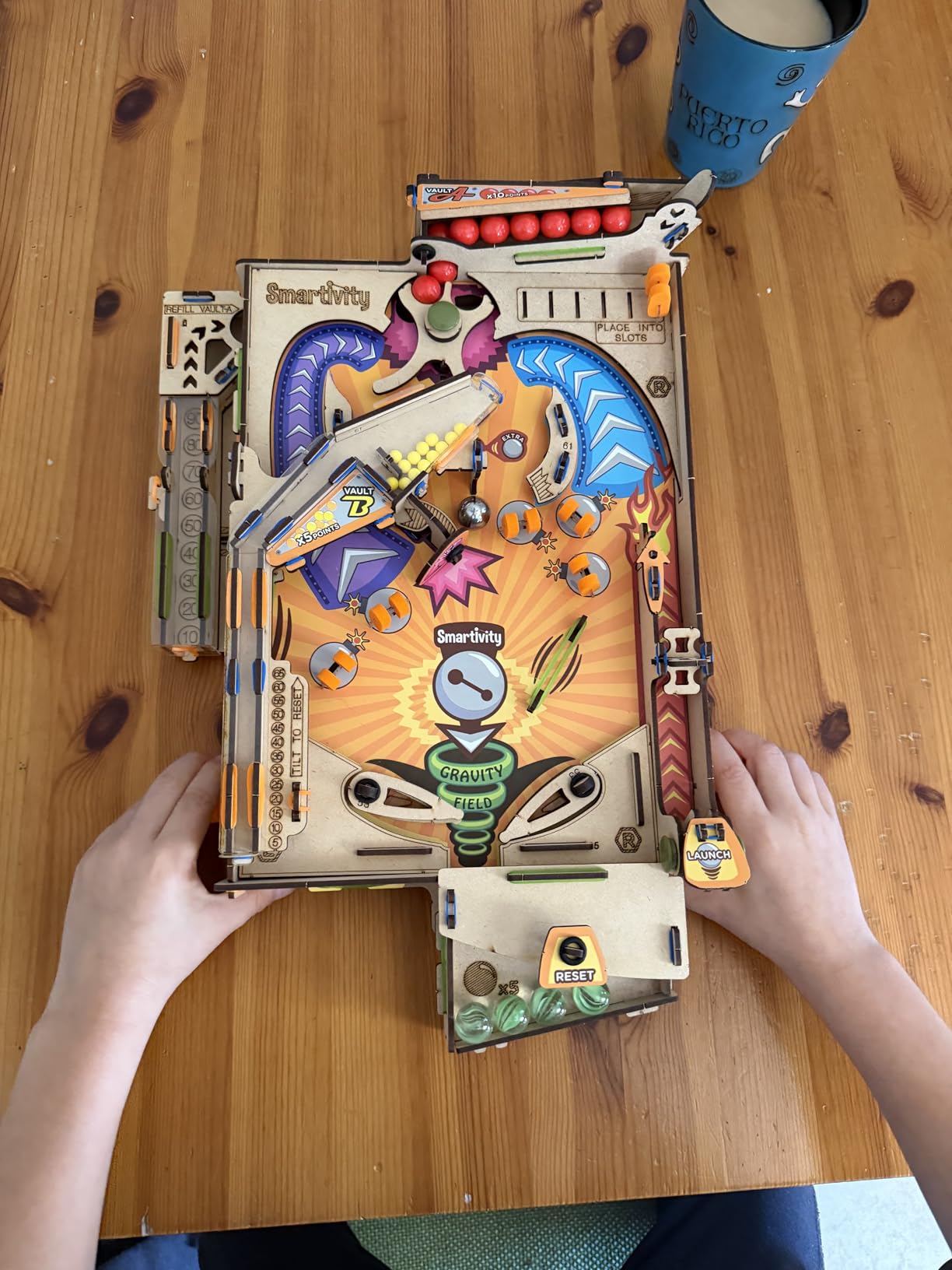 Smartivity DIY Pinball Machine STEM Toy for Kids Ages 8 9 10 11 12 13 14 | Wooden Construction Kit | Pinball Machine for Kids 8-14 | Birthday Gift Boys Girls | Family Party Game customer photo 1