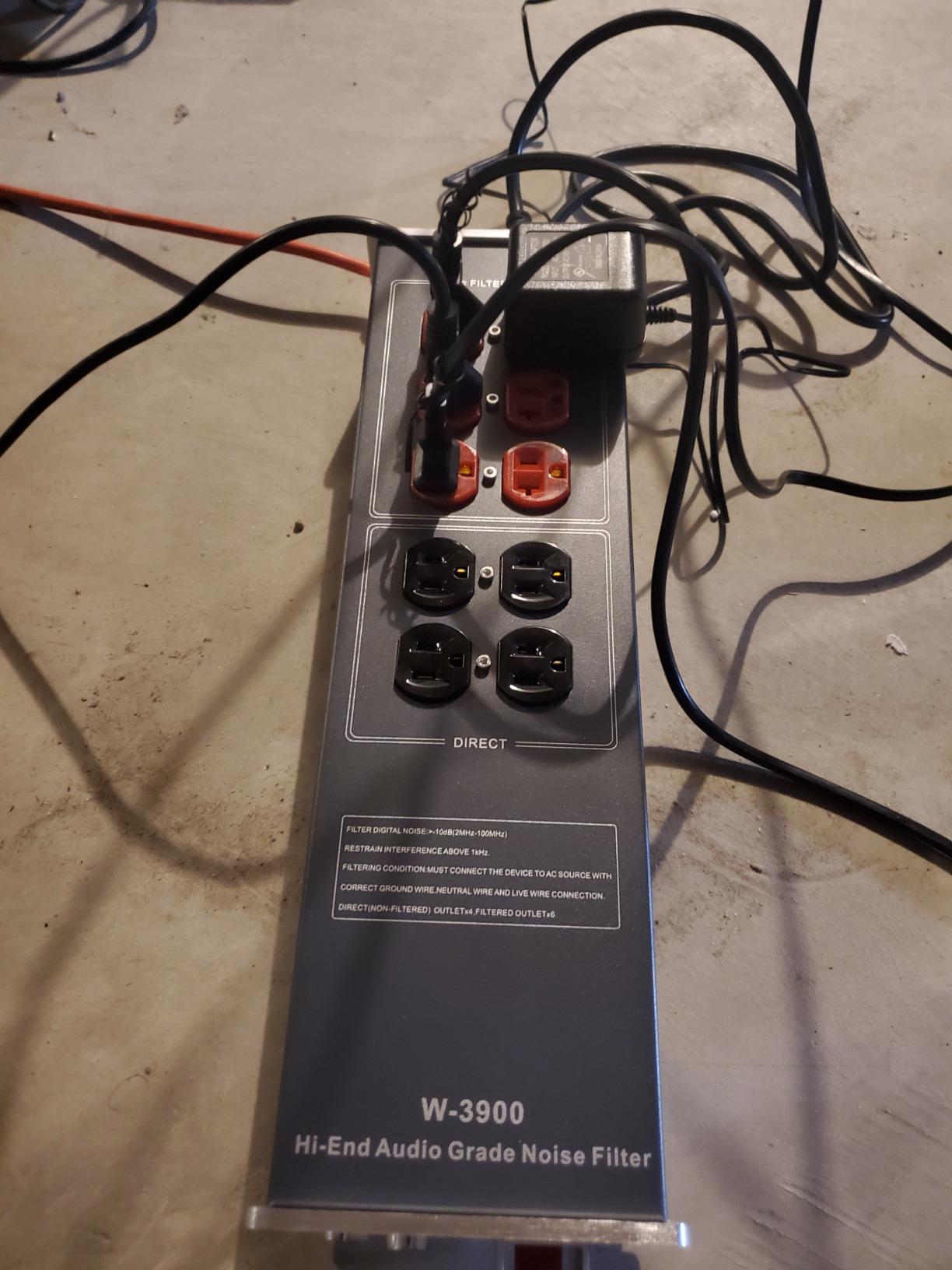 AC Power Filter Power Conditioner - WAudio AC Power Purifier with Surge Protector, Black customer photo 2