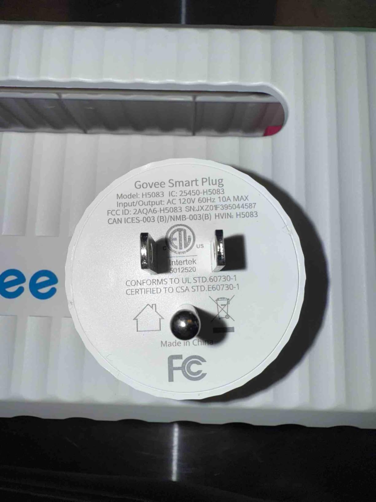 Govee Smart Plug, WiFi Outlet Compatible with Alexa and Google Assistant, Mini Smart Home Plugs with Timer Fuction & Group Controller, No Hub Required, ETL & FCC Certified, 2.4G WiFi Only (1 Pack) customer photo 1
