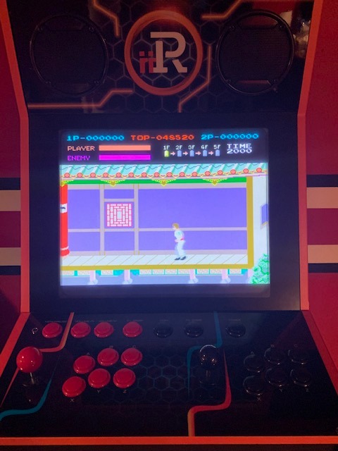 Premium Bartop Arcade Console Original Design 64GB Memory w/Expandable Game Library Wifi, Bluetooth, Sanwa-like Controls. Pre-Loaded With 11 Games Including Dragon's Lair, Beach Buggy Racing and more! customer photo 1